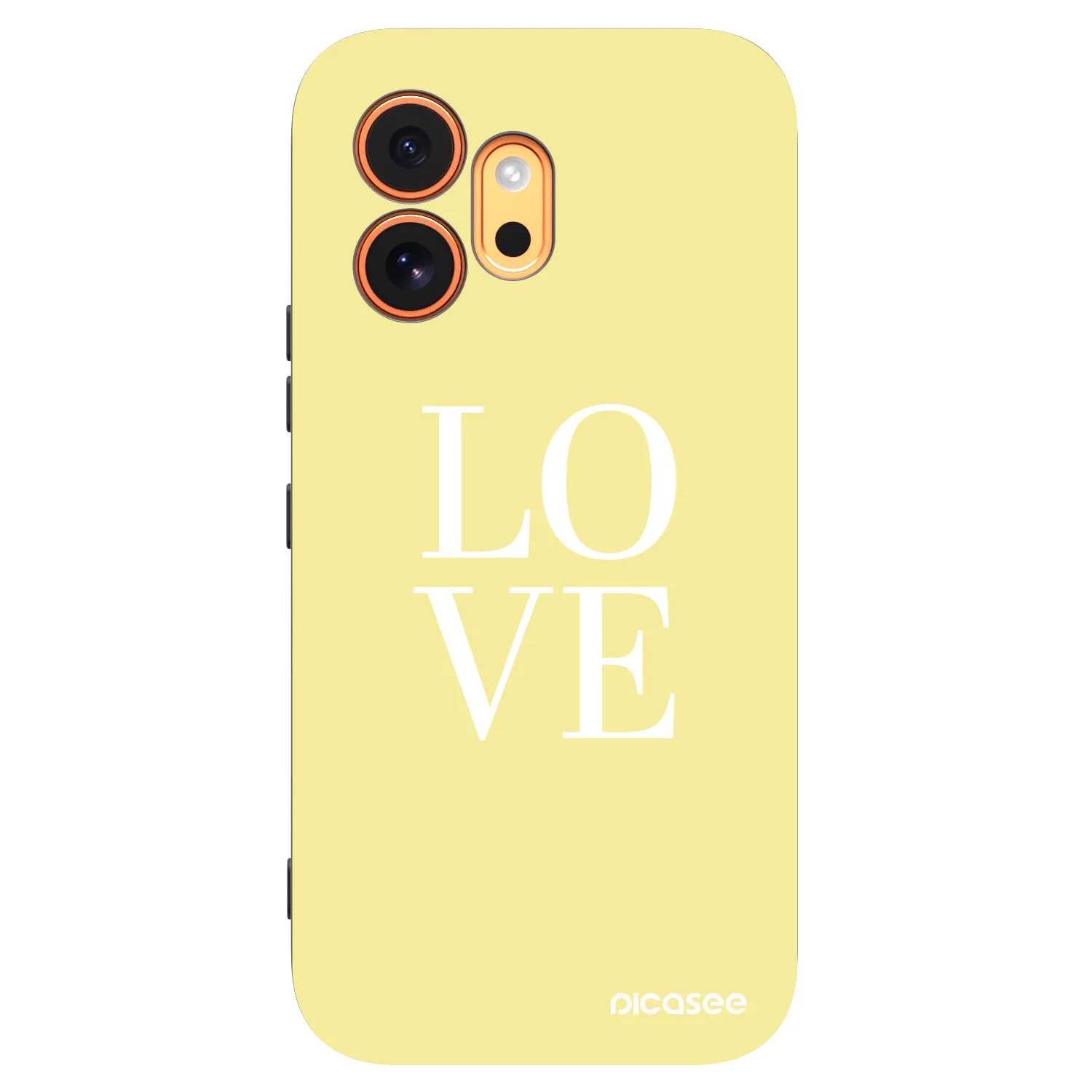 Picasee silikonski črni ovitek za Honor 600 - Love