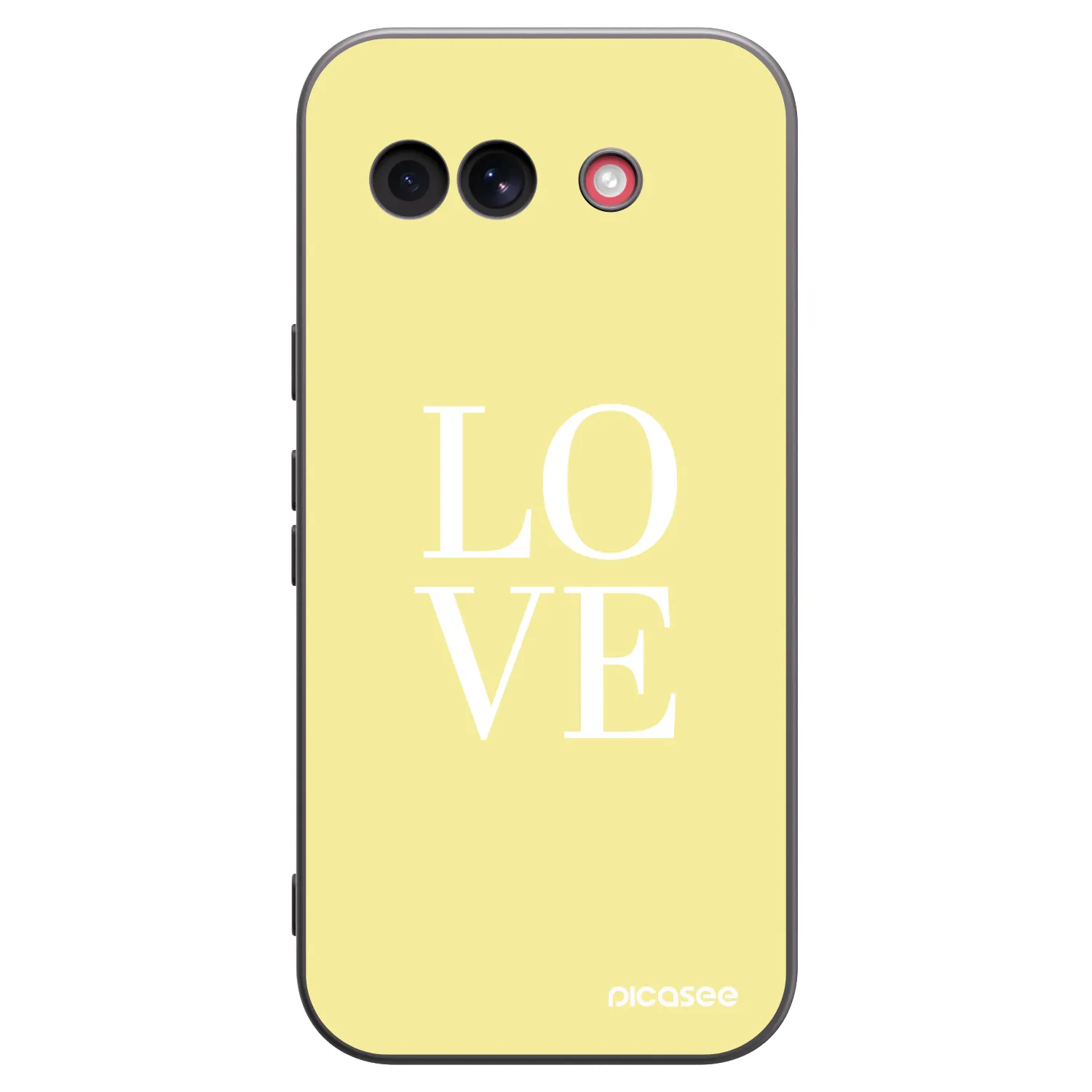 Picasee silikonski črni ovitek za Google Pixel 10a - Love