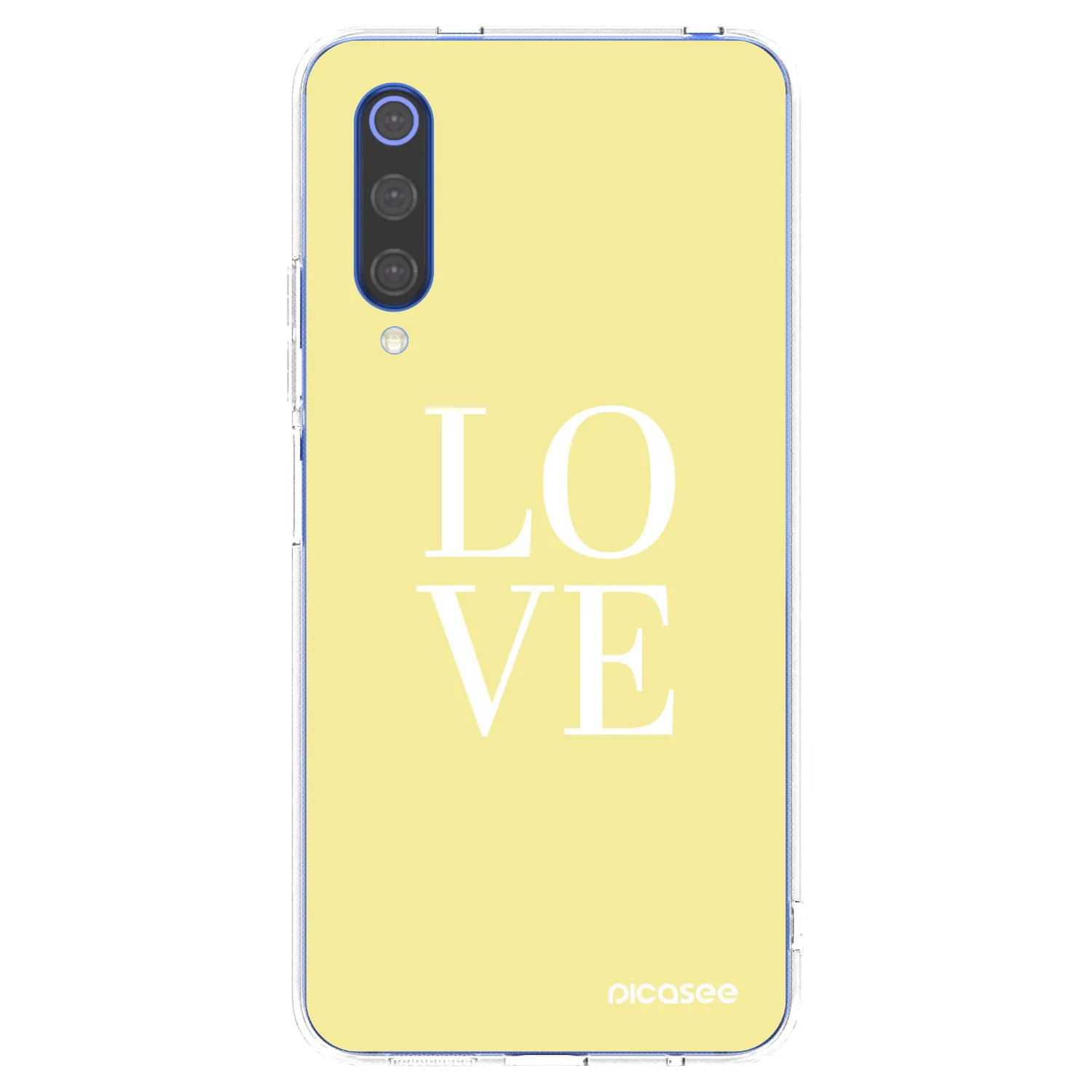 Picasee silikonski prozorni ovitek za Xiaomi Mi 9 SE - Love