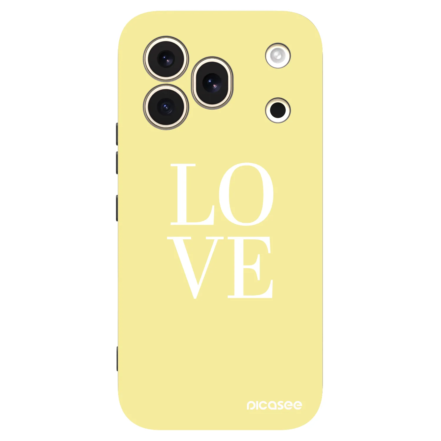 Picasee silikonski črni ovitek za Honor 600 Pro - Love