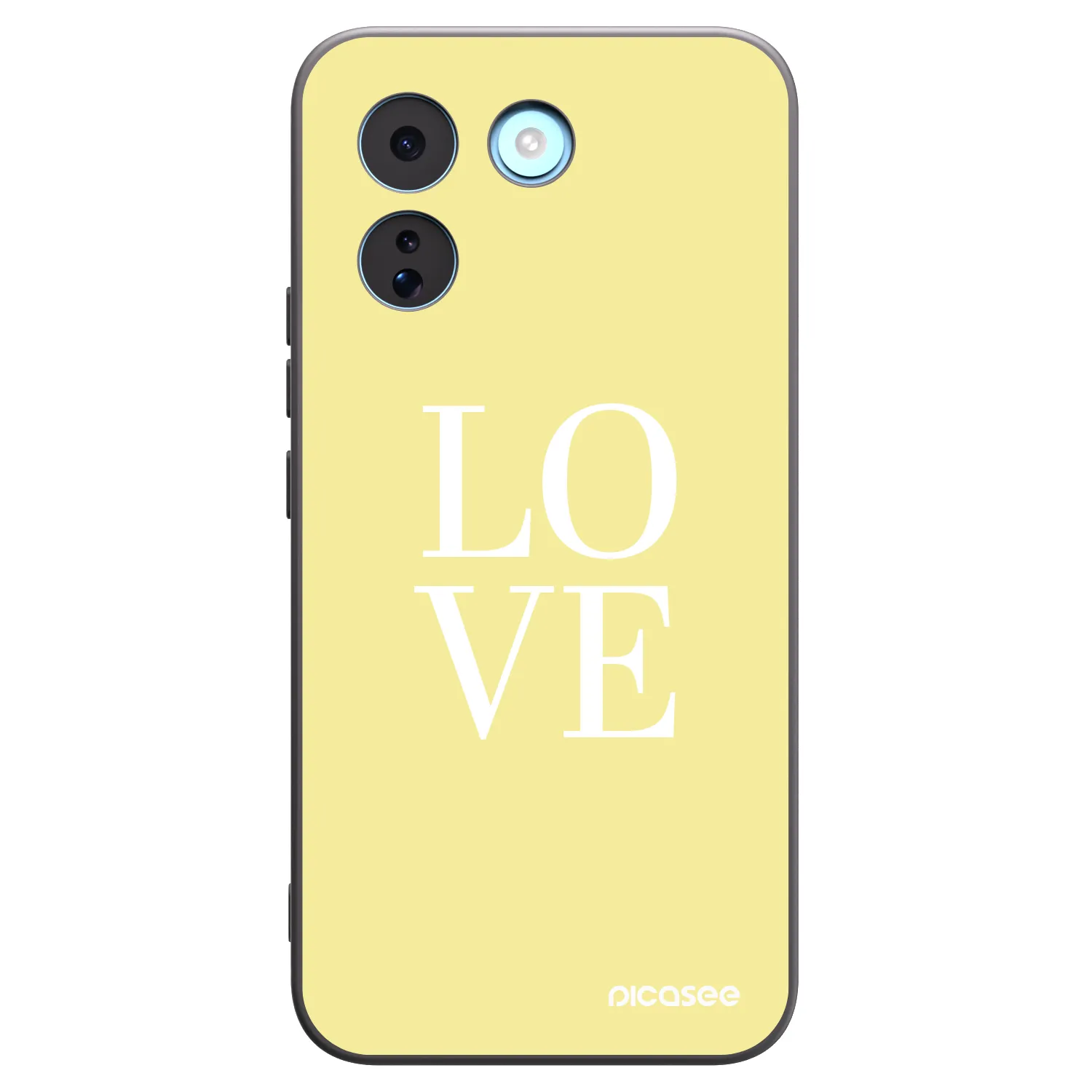 Picasee silikonski črni ovitek za Xiaomi Redmi Note 17 Pro MAX 5G - Love