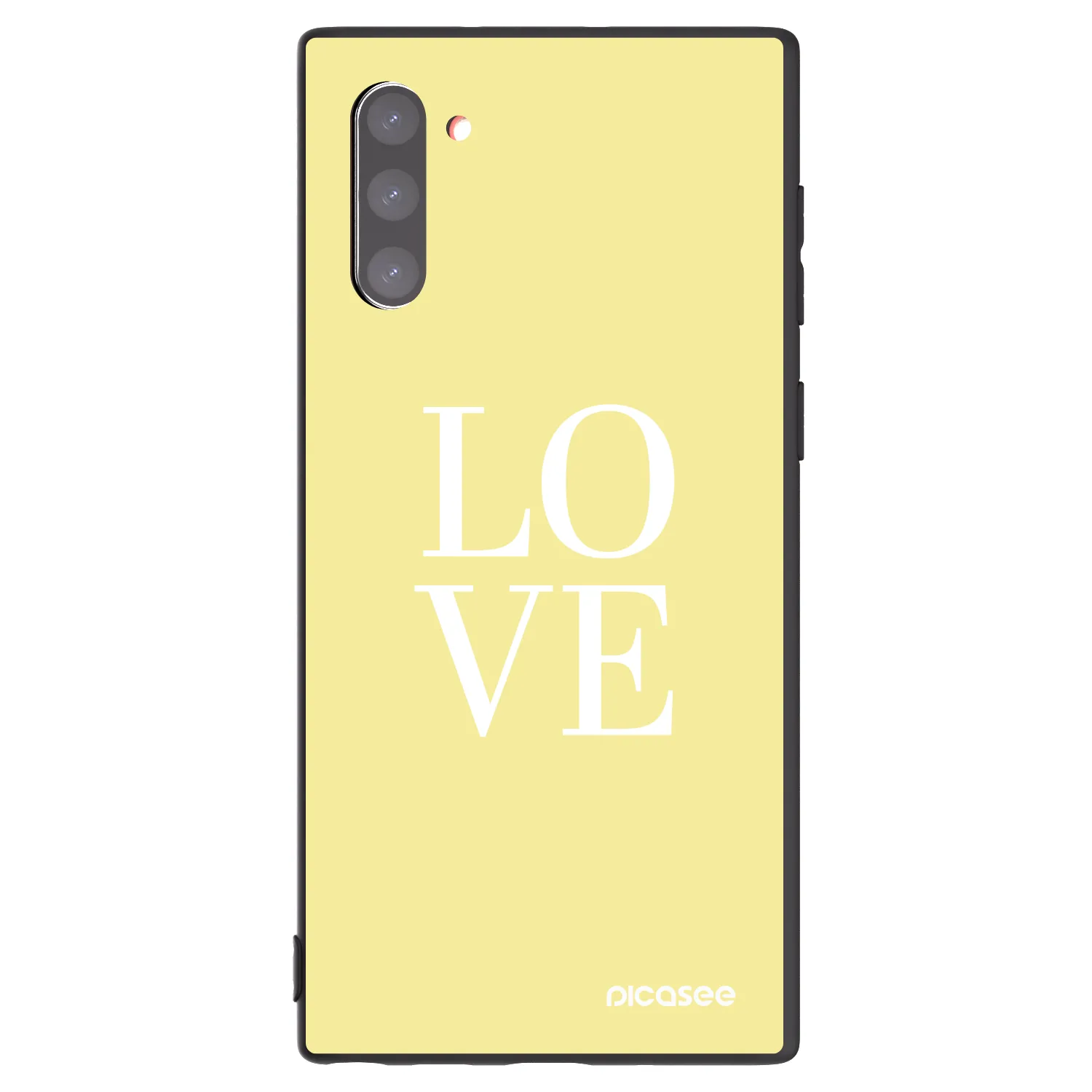 Picasee silikonski črni ovitek za Samsung Galaxy Note 10 N970F - Love