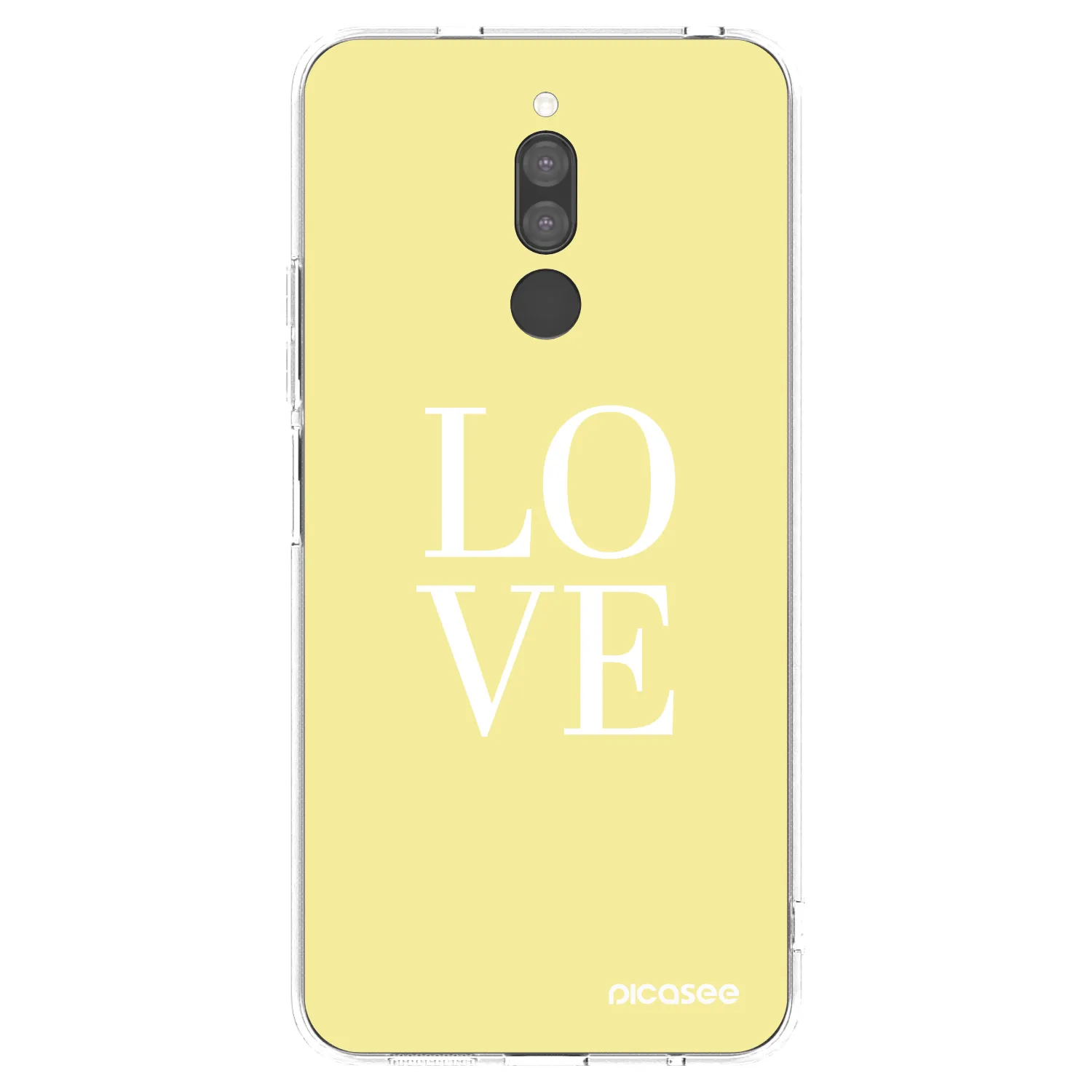 Picasee silikonski prozorni ovitek za Xiaomi Redmi 8 - Love