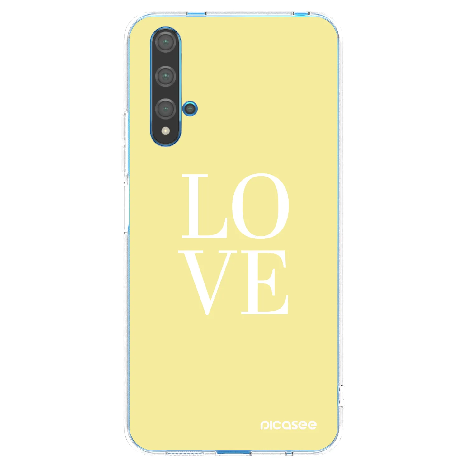 Picasee silikonski prozorni ovitek za Huawei Nova 5T - Love