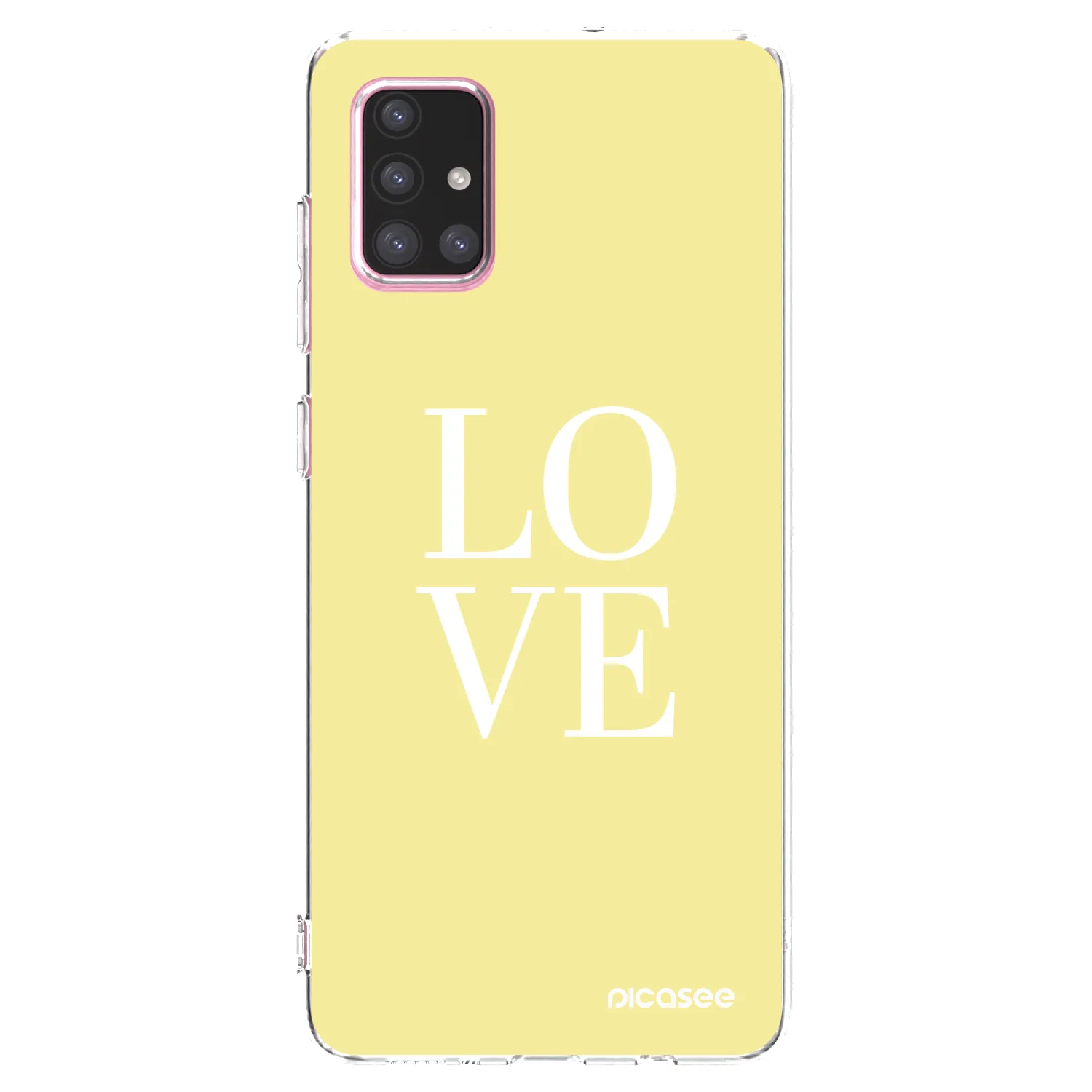 Picasee silikonski prozorni ovitek za Samsung Galaxy A71 A715F - Love