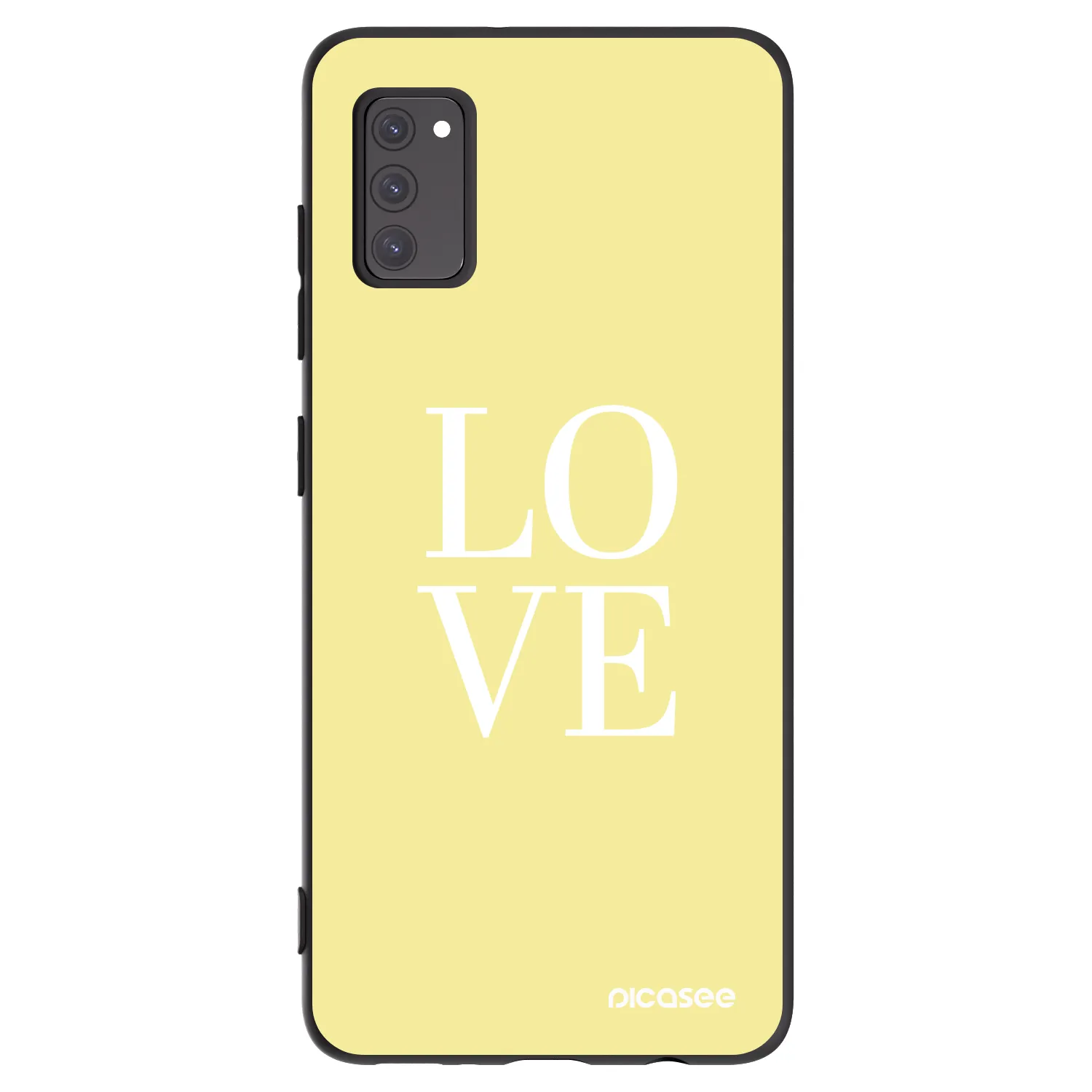 Picasee silikonski črni ovitek za Samsung Galaxy A41 A415F - Love