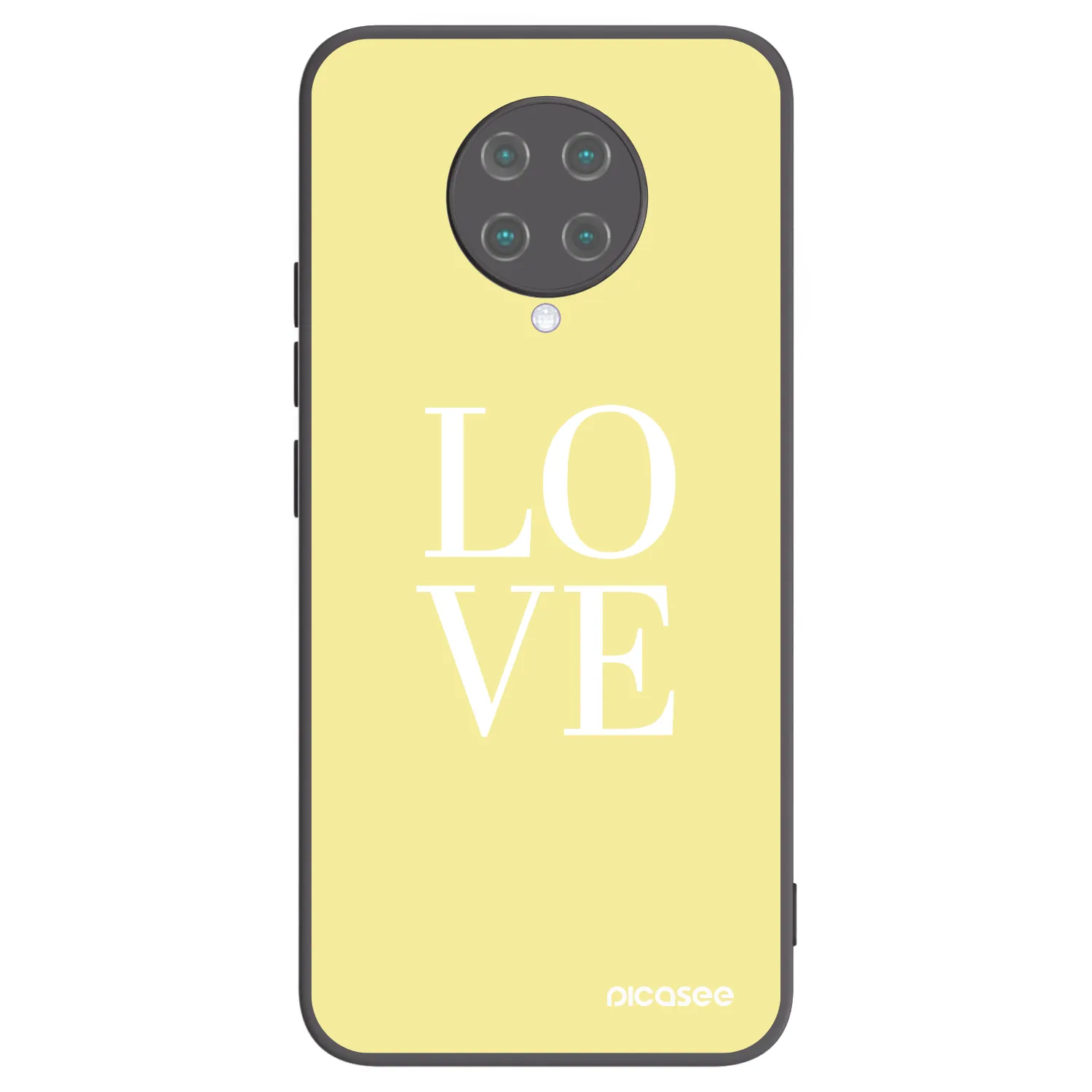 Picasee silikonski črni ovitek za Xiaomi Poco F2 Pro - Love