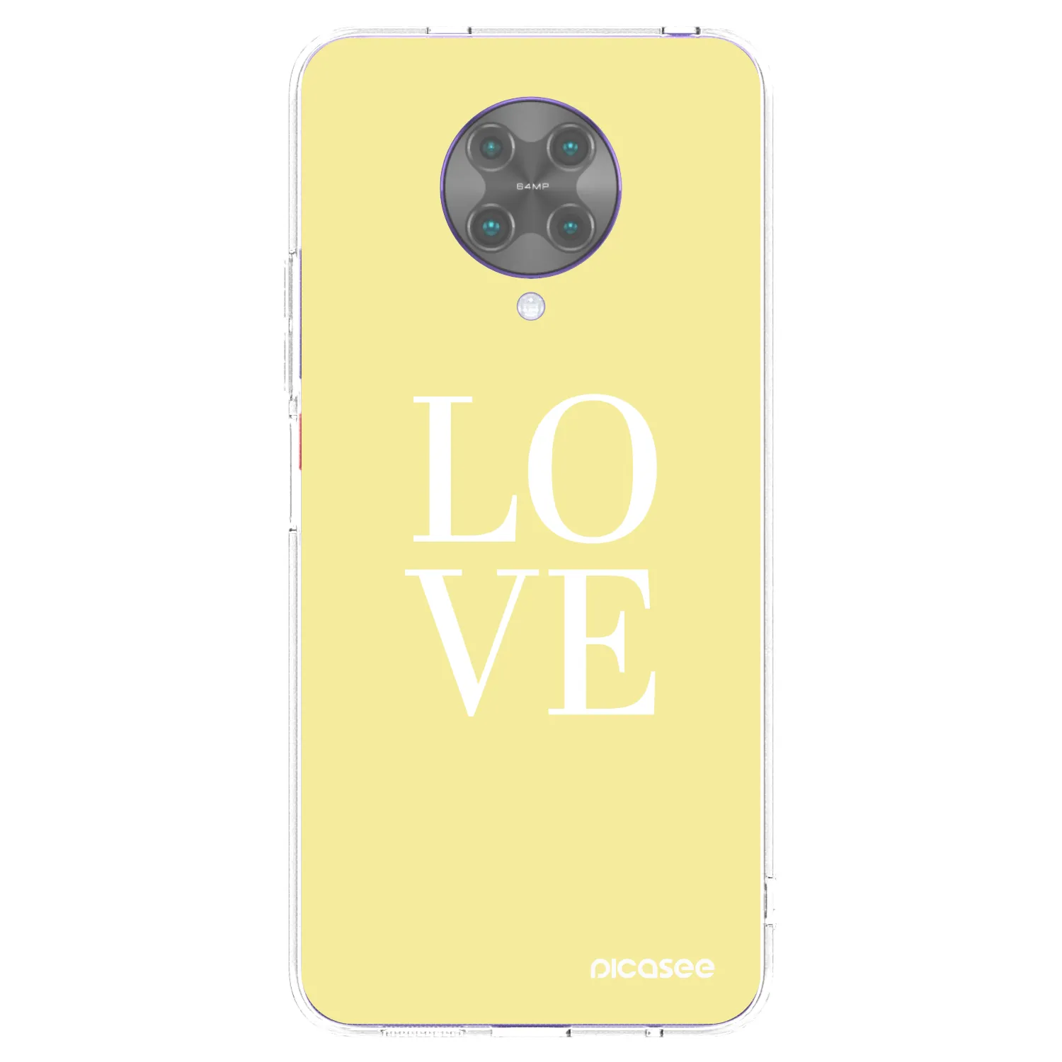 Picasee silikonski prozorni ovitek za Xiaomi Poco F2 Pro - Love
