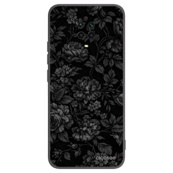 Picasee silikonski črni ovitek za Xiaomi Redmi Note 9 Pro - Dark Romance