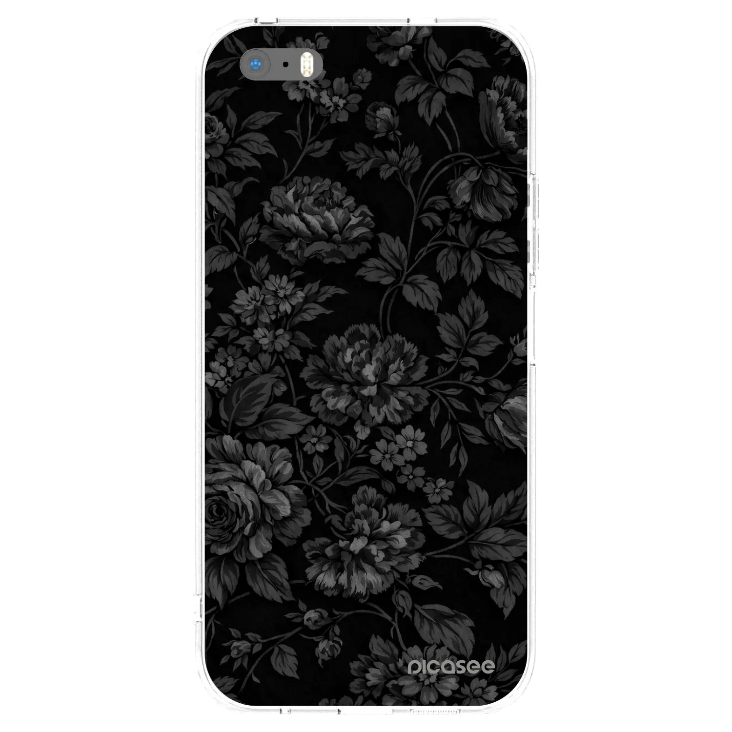Picasee silikonski prozorni ovitek za Apple iPhone 5/5S/SE - Dark Romance