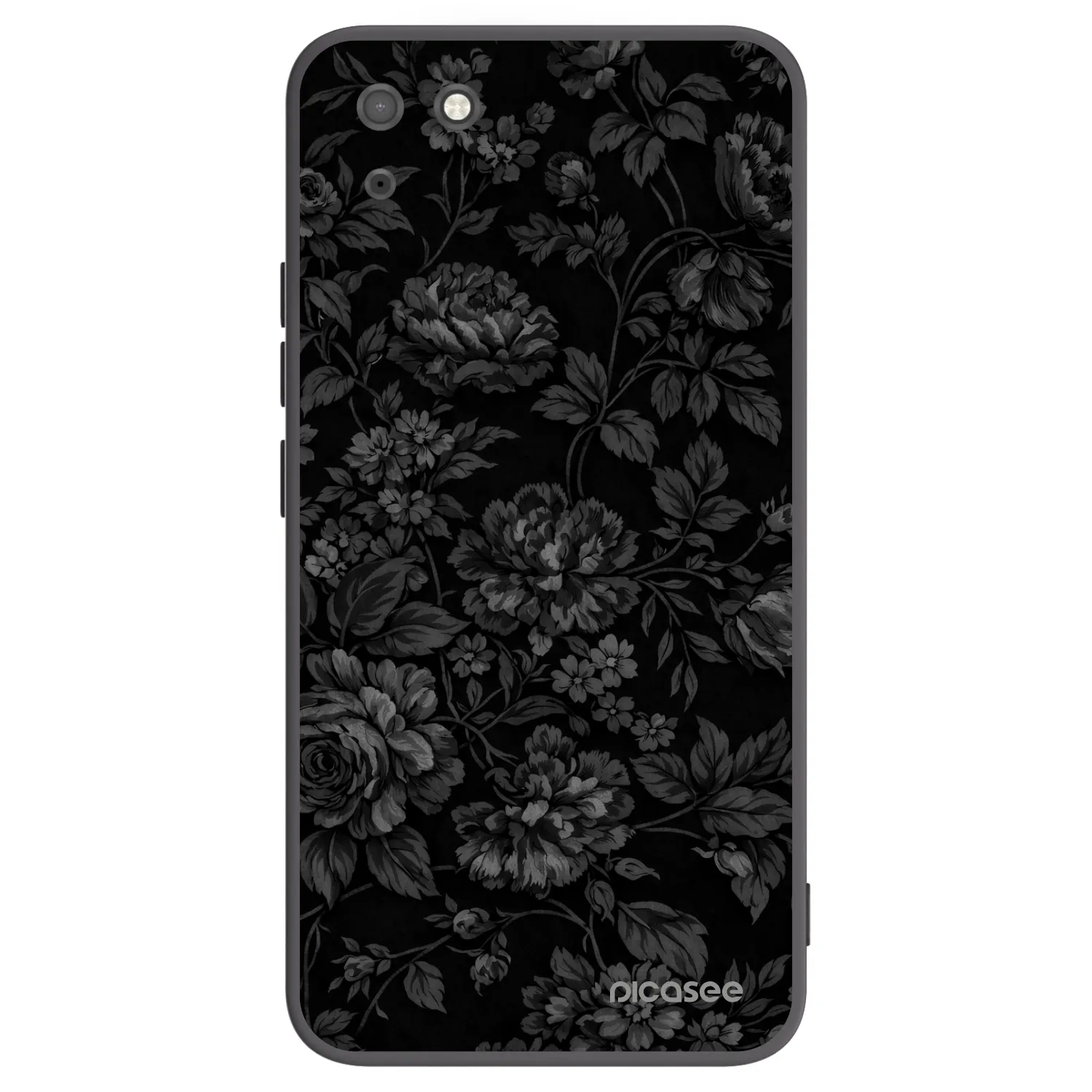 Picasee silikonski črni ovitek za Huawei Y5P - Dark Romance
