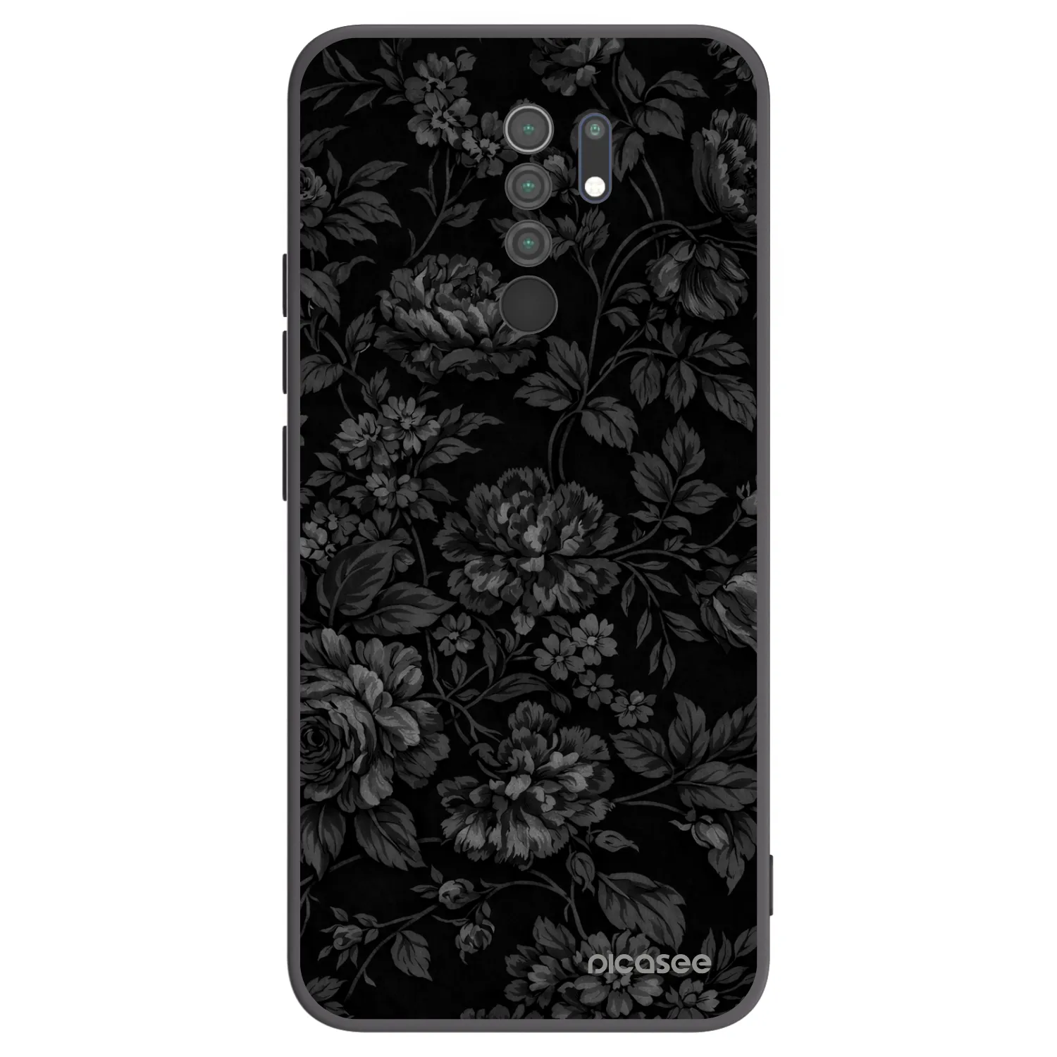 Picasee silikonski črni ovitek za Xiaomi Redmi 9 - Dark Romance