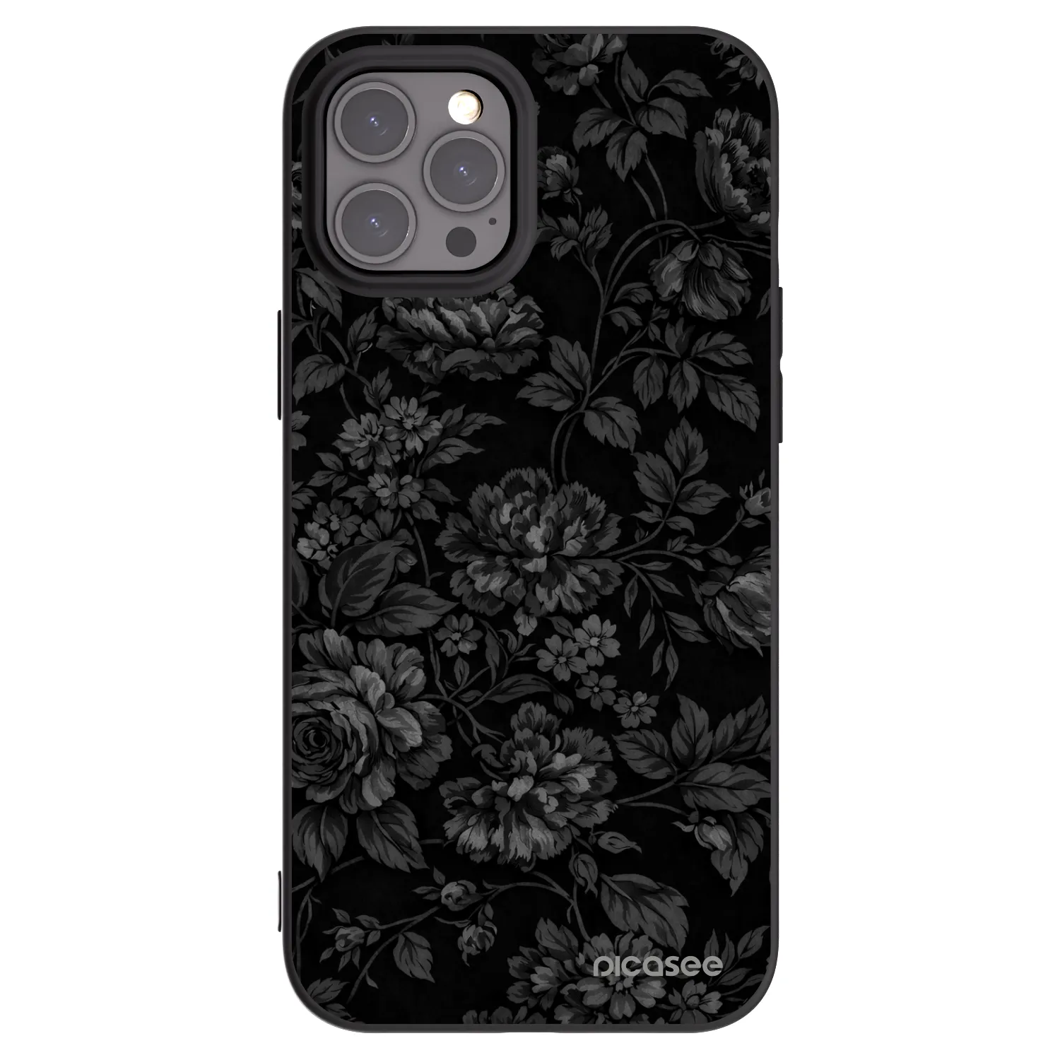 Picasee silikonski črni ovitek za Apple iPhone 12 Pro Max - Dark Romance