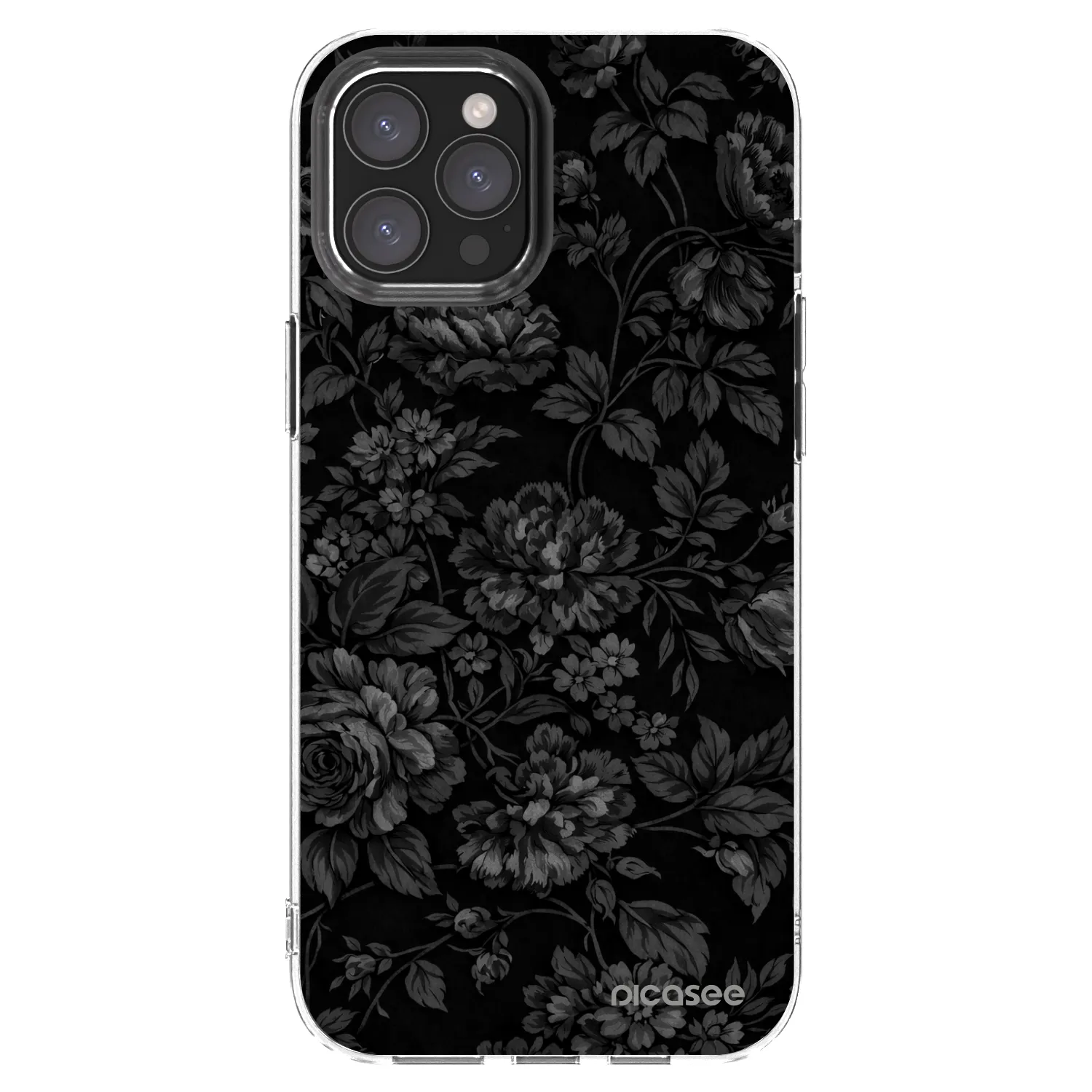 Picasee silikonski prozorni ovitek za Apple iPhone 12 Pro Max - Dark Romance