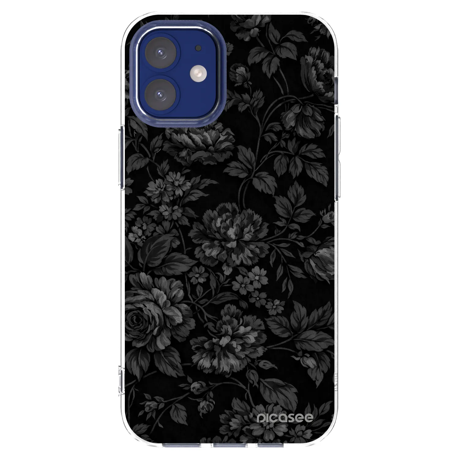 Picasee silikonski prozorni ovitek za Apple iPhone 12 mini - Dark Romance