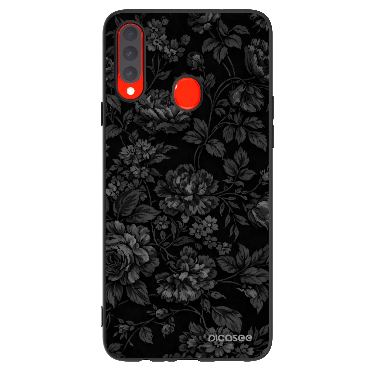 Picasee silikonski črni ovitek za Samsung Galaxy A20s - Dark Romance