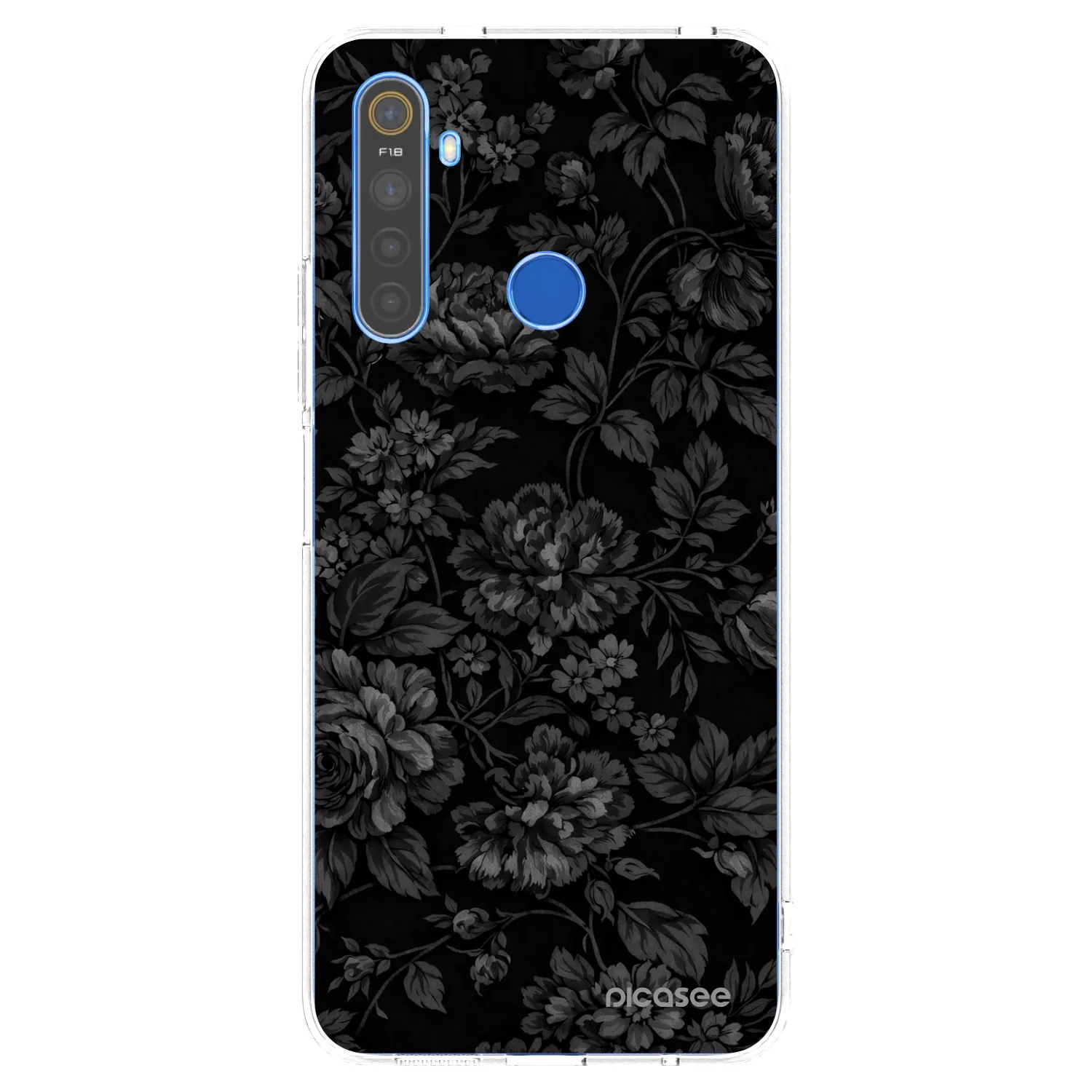 Picasee silikonski prozorni ovitek za Realme 5 - Dark Romance