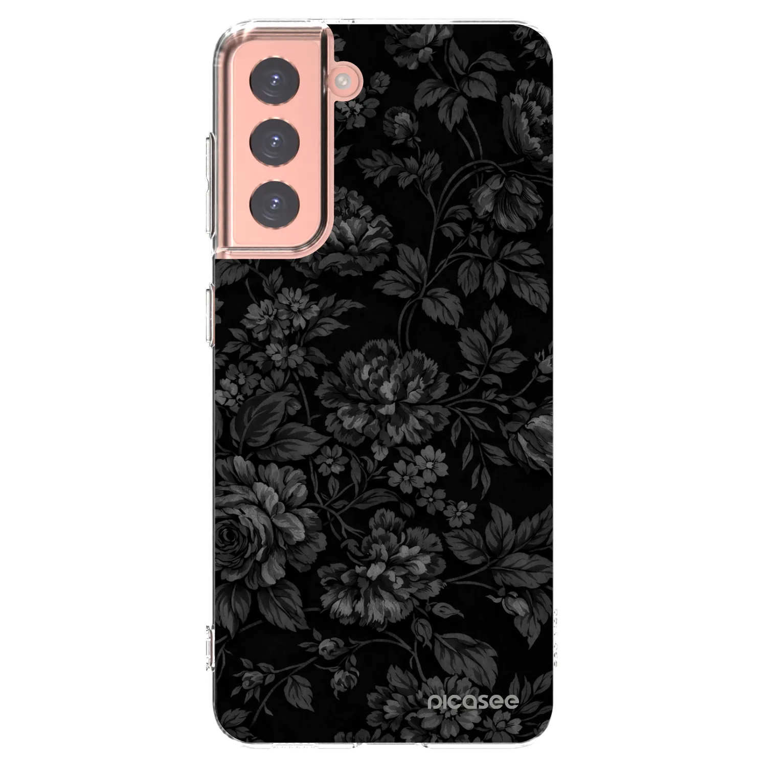 Picasee silikonski prozorni ovitek za Samsung Galaxy S21 5G G991B - Dark Romance