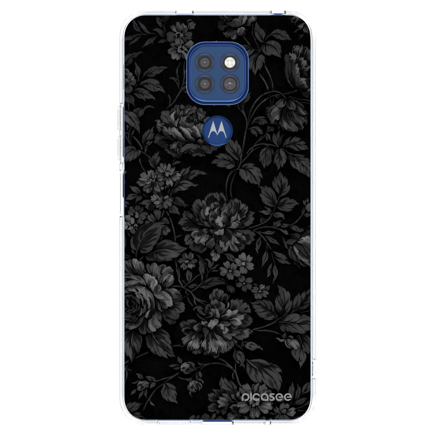 Picasee silikonski prozorni ovitek za Motorola Moto G9 Play - Dark Romance
