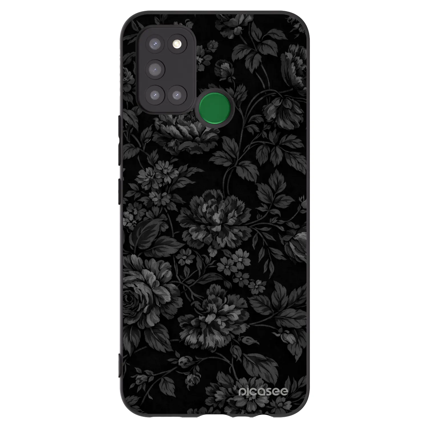 Picasee silikonski črni ovitek za Realme 7i - Dark Romance
