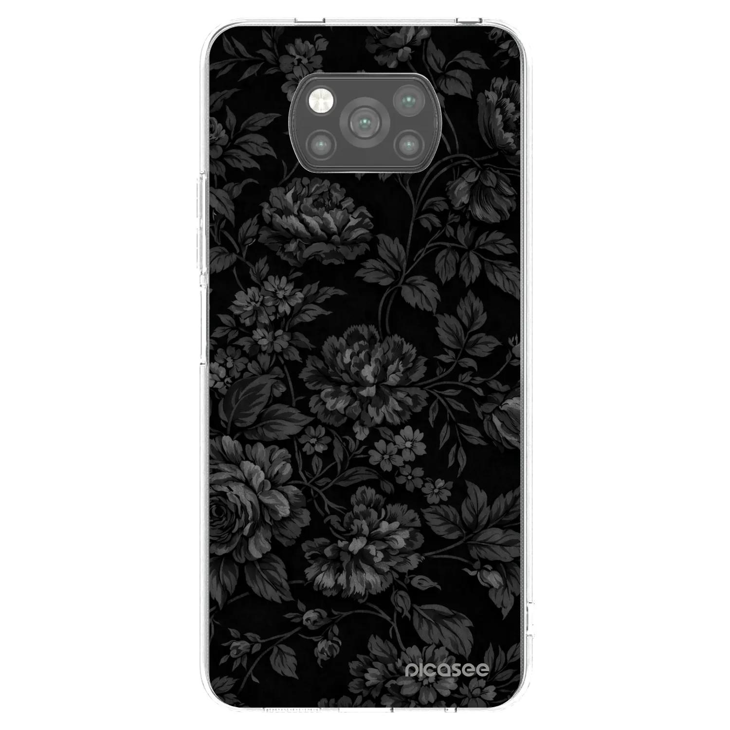 Picasee silikonski črni ovitek za Xiaomi Poco X3 Pro - Dark Romance