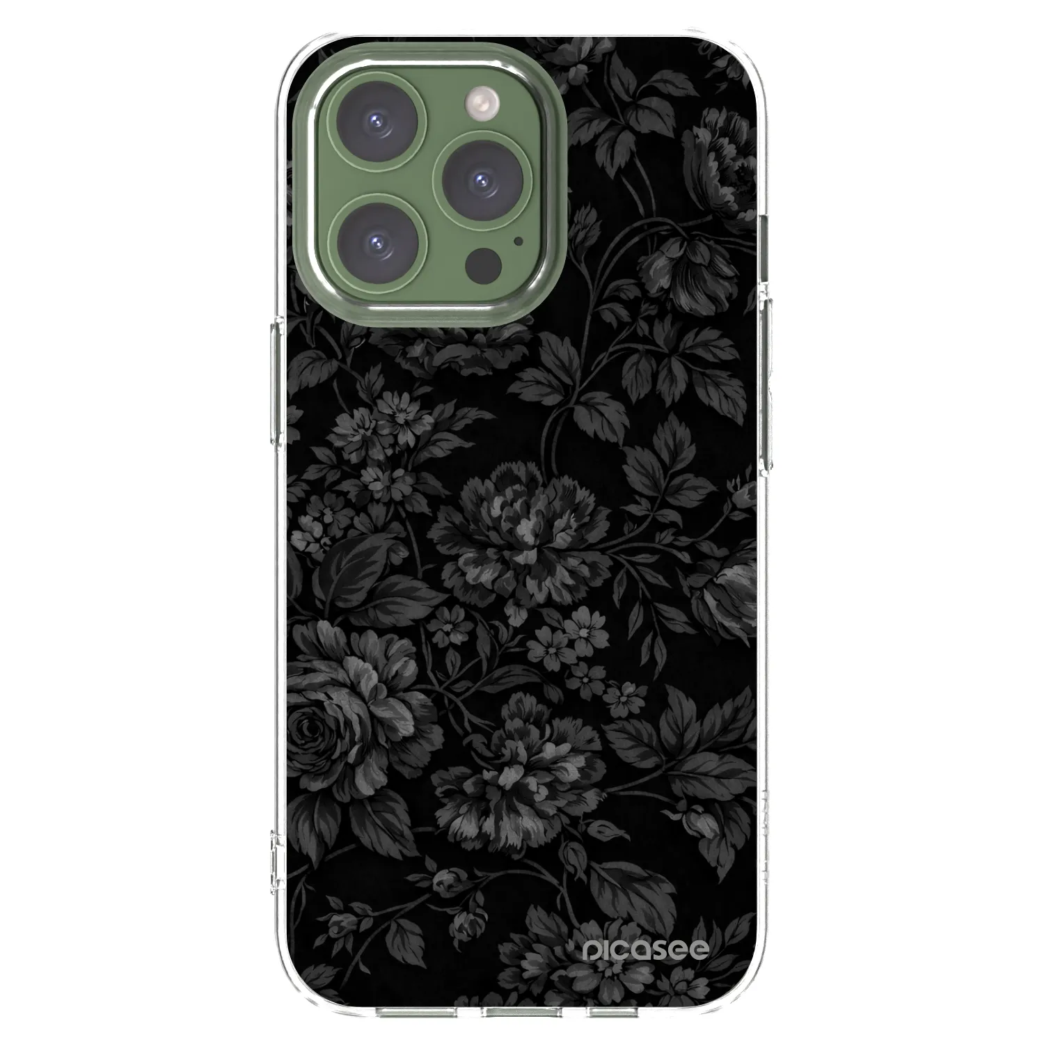 Picasee silikonski prozorni ovitek za Apple iPhone 13 Pro - Dark Romance