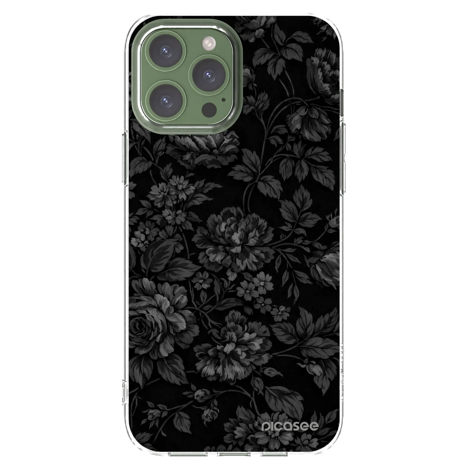 Picasee silikonski prozorni ovitek za Apple iPhone 13 Pro Max - Dark Romance