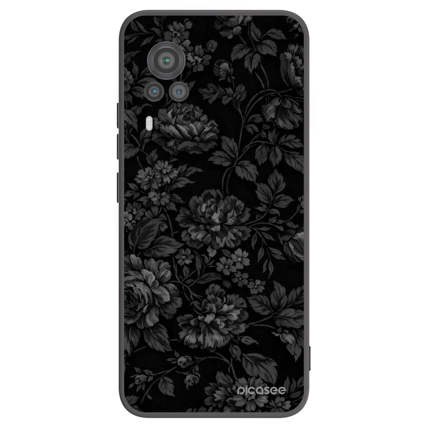 Picasee silikonski črni ovitek za Vivo X60 Pro 5G - Dark Romance