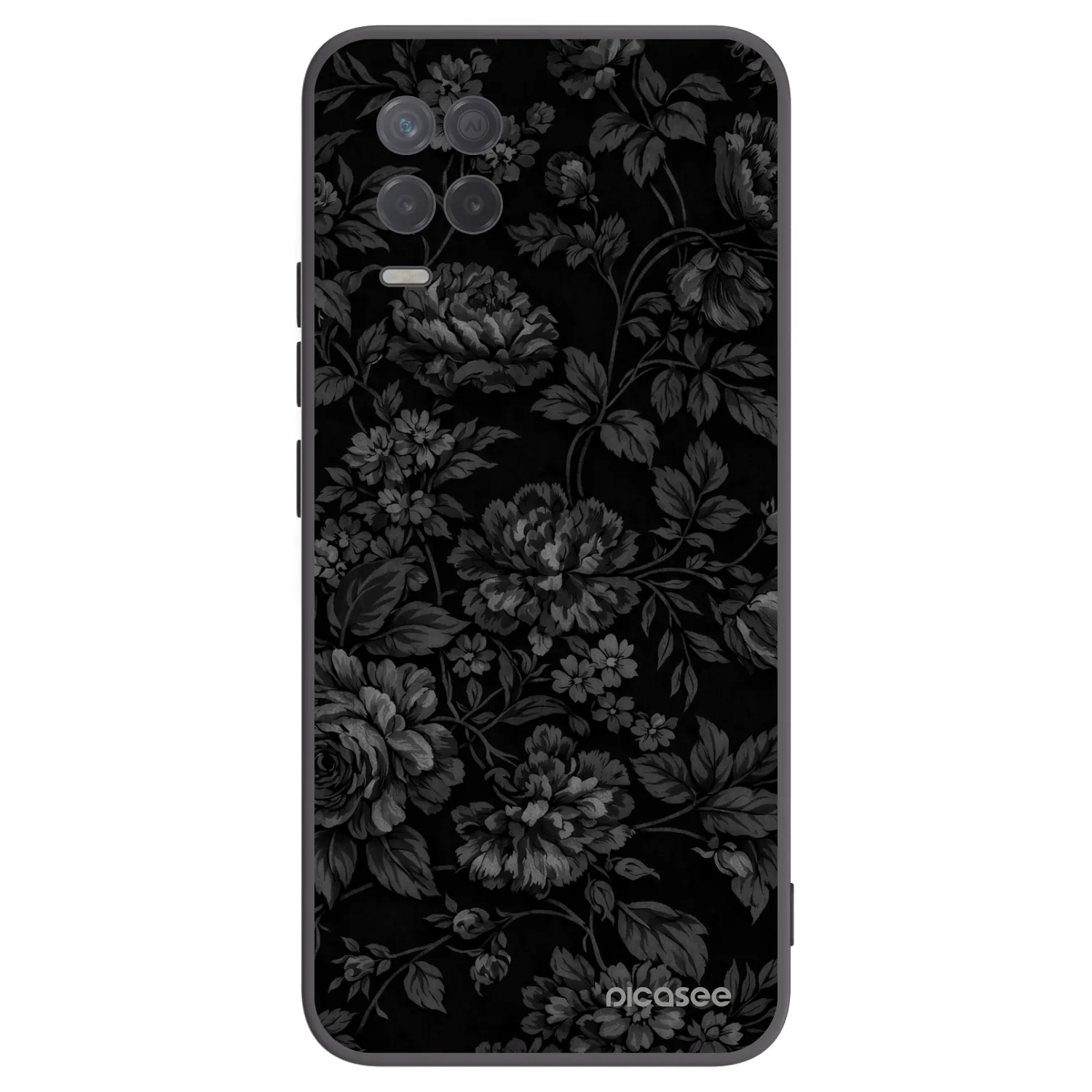 Picasee silikonski črni ovitek za Realme 8 5G - Dark Romance