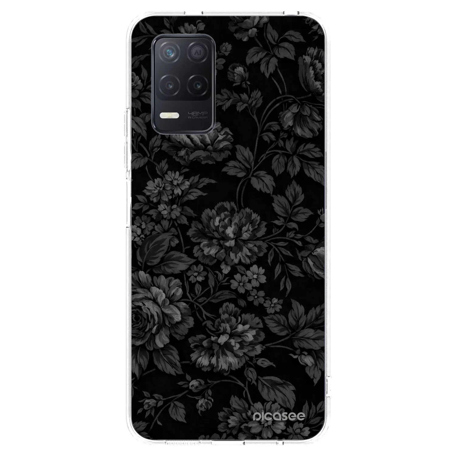 Picasee silikonski prozorni ovitek za Realme 8 5G - Dark Romance