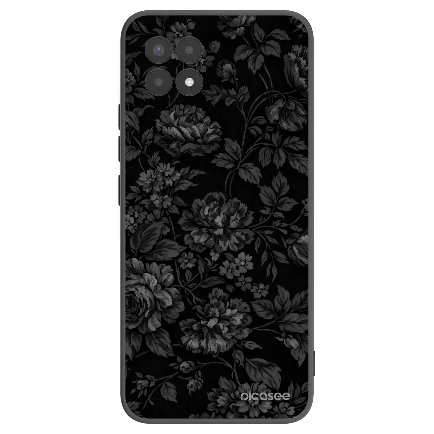Picasee silikonski črni ovitek za Realme 8i - Dark Romance
