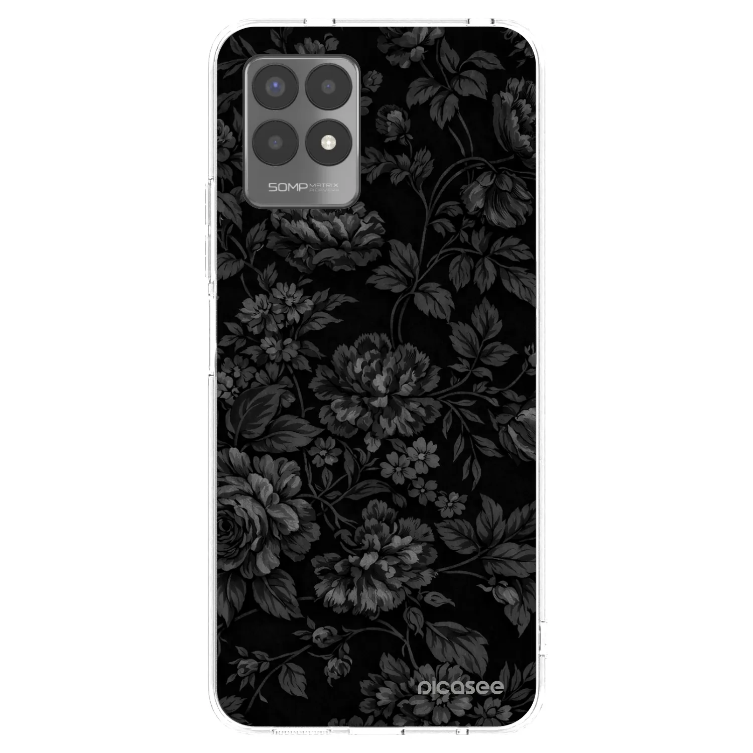 Picasee silikonski prozorni ovitek za Realme 8i - Dark Romance