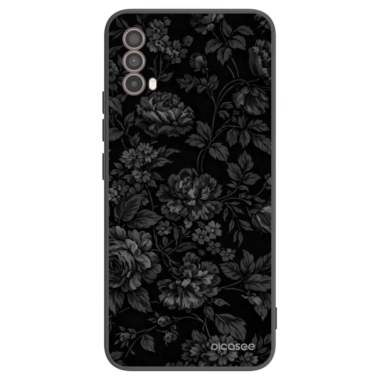 Picasee silikonski črni ovitek za Motorola Moto E40 - Dark Romance