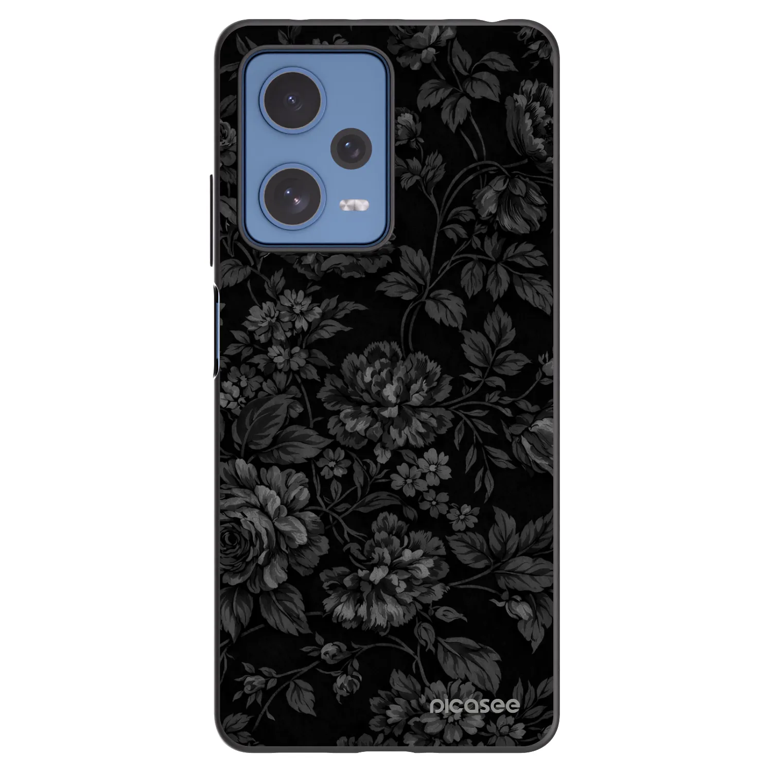 Picasee silikonski črni ovitek za Xiaomi Redmi Note 12 Pro 5G - Dark Romance