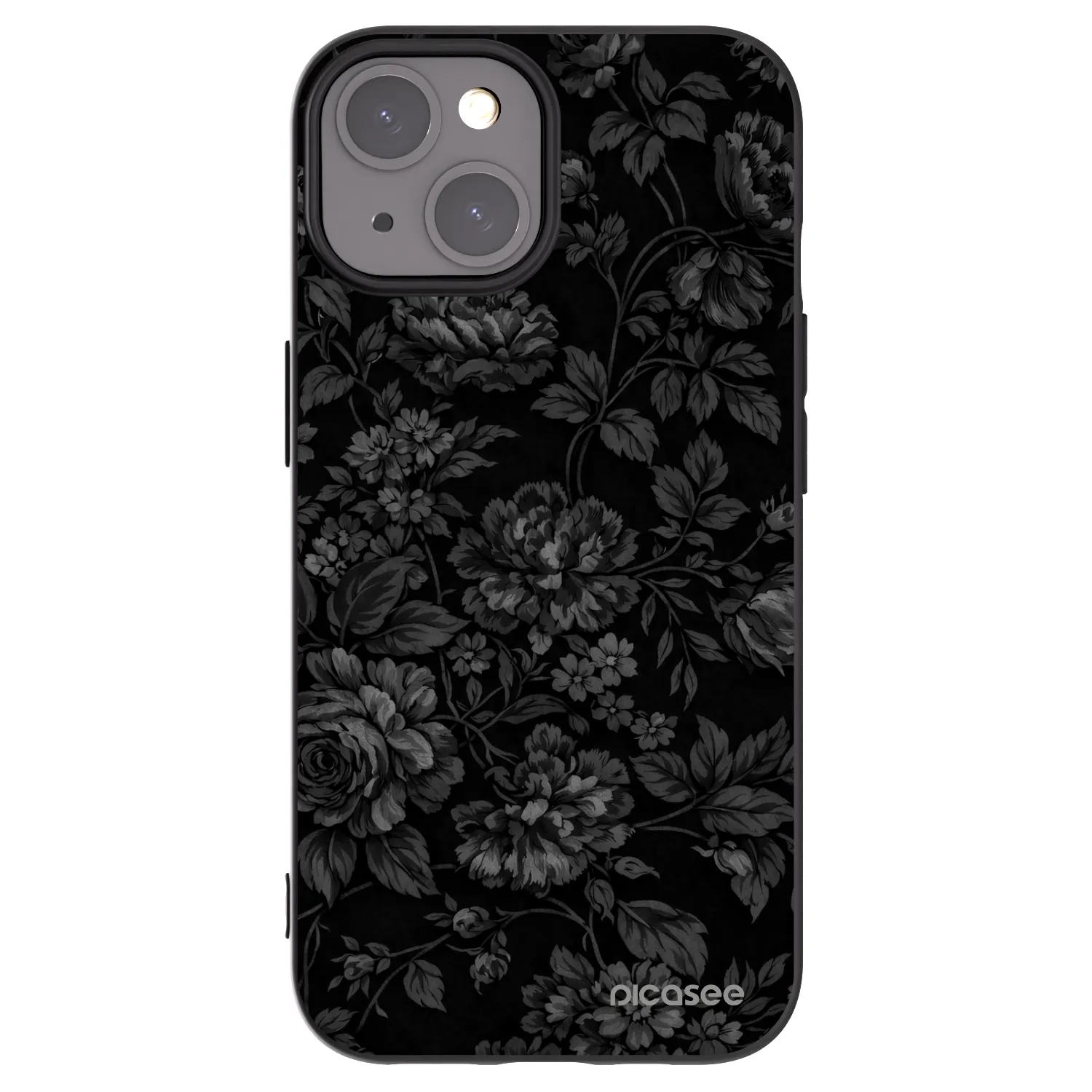 Picasee silikonski črni ovitek za Apple iPhone 15 - Dark Romance