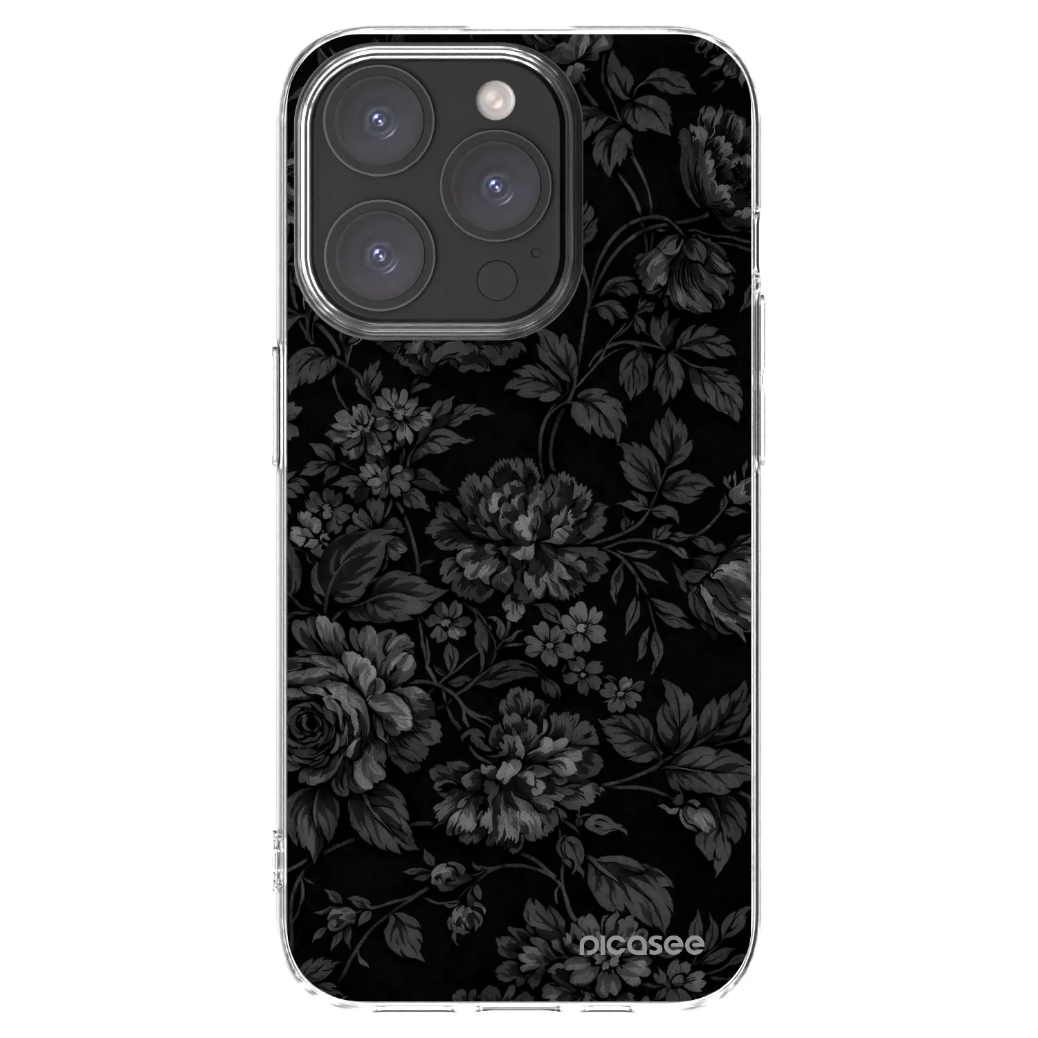 Picasee silikonski prozorni ovitek za Apple iPhone 15 Pro - Dark Romance