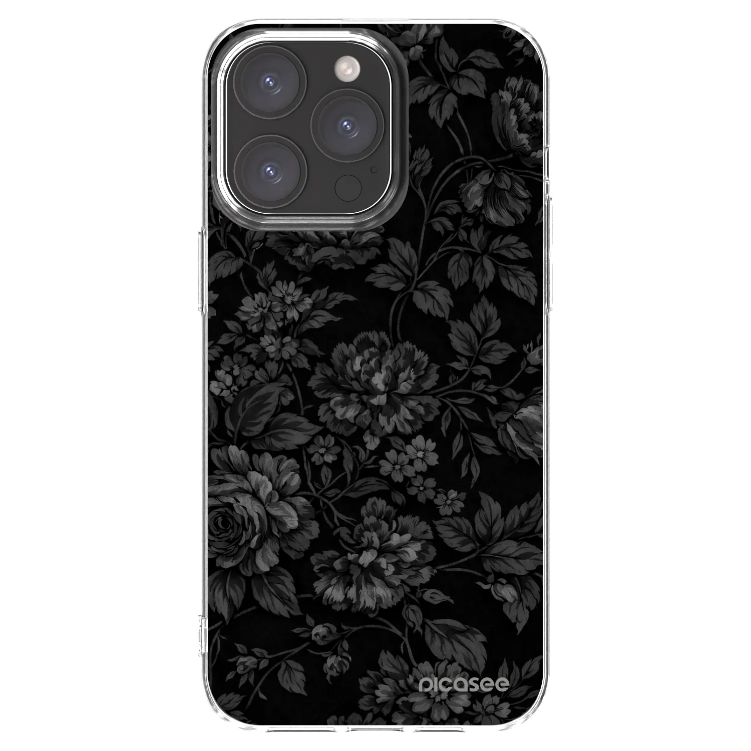 Picasee silikonski prozorni ovitek za Apple iPhone 15 Pro Max - Dark Romance