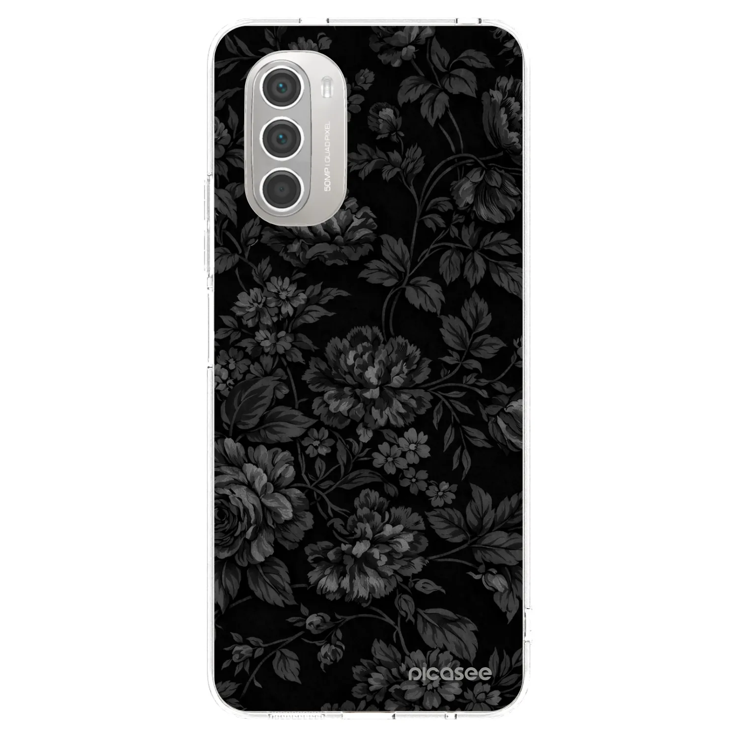 Picasee silikonski prozorni ovitek za Motorola Moto G51 - Dark Romance
