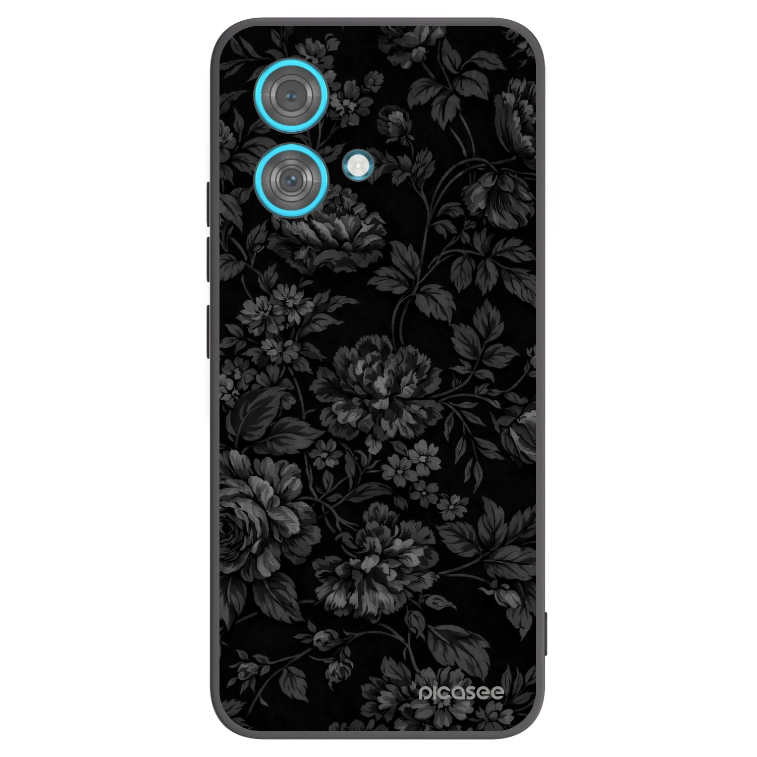 Picasee silikonski črni ovitek za Motorola Edge 40 Neo - Dark Romance