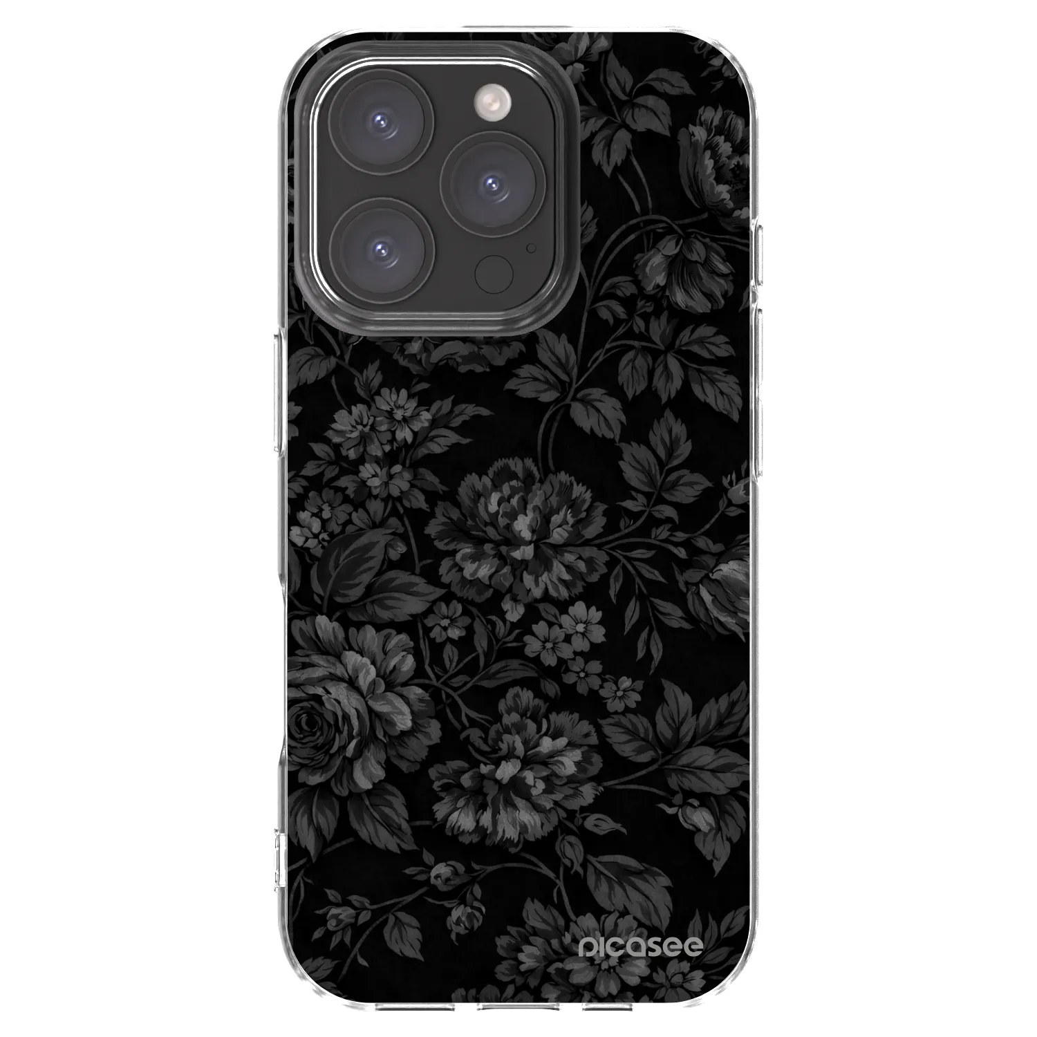 Picasee silikonski prozorni ovitek za Apple iPhone 16 Pro - Dark Romance