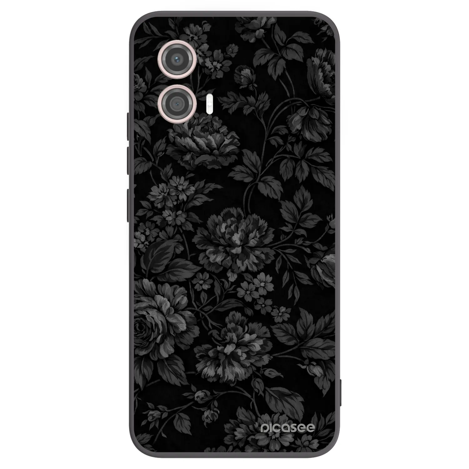 Picasee silikonski črni ovitek za Motorola Moto G53 5G - Dark Romance