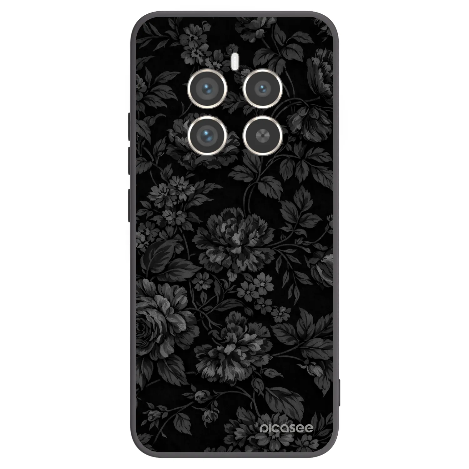 Picasee silikonski črni ovitek za Realme 12 Pro 5G - Dark Romance