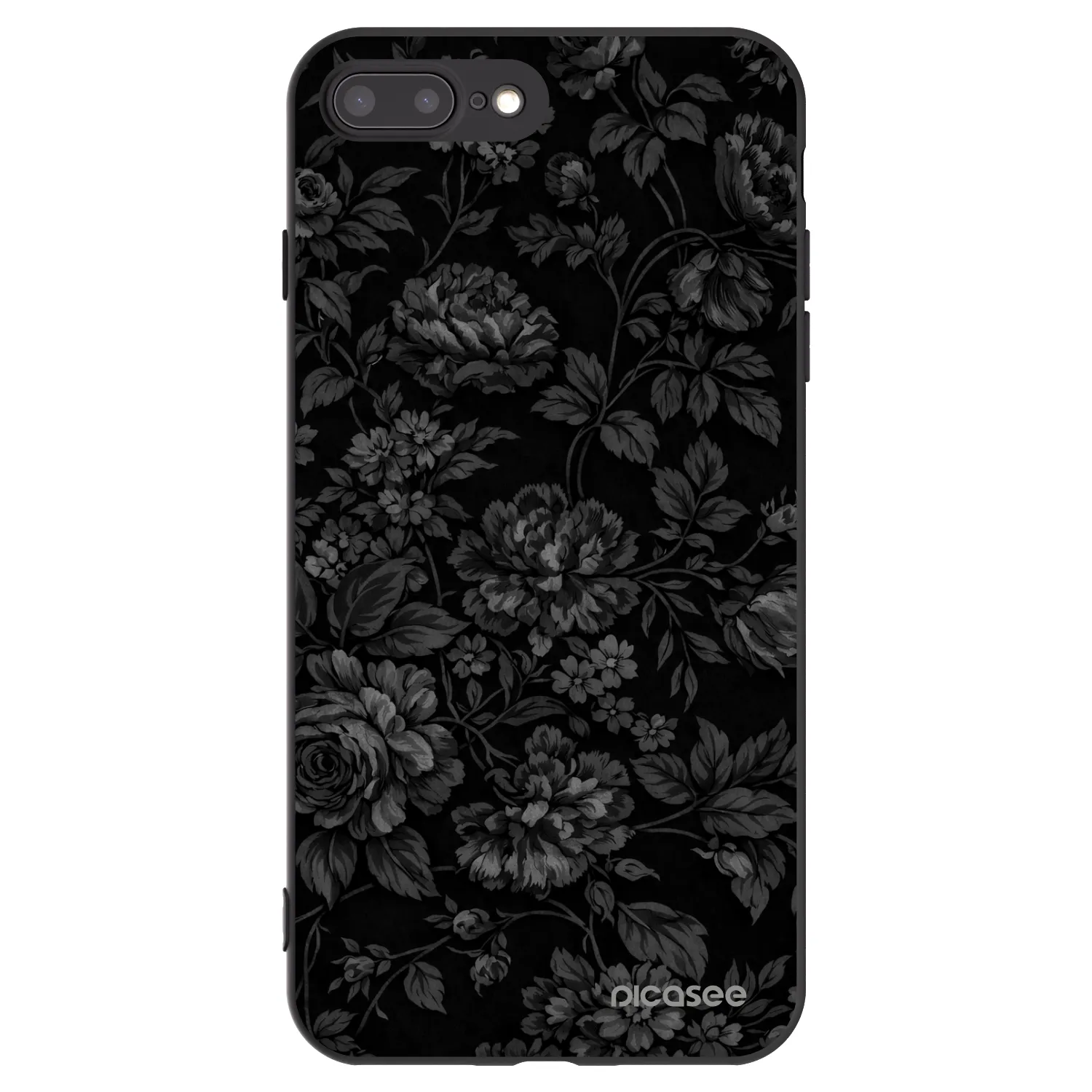 Picasee silikonski črni ovitek za Apple iPhone 8 Plus - Dark Romance