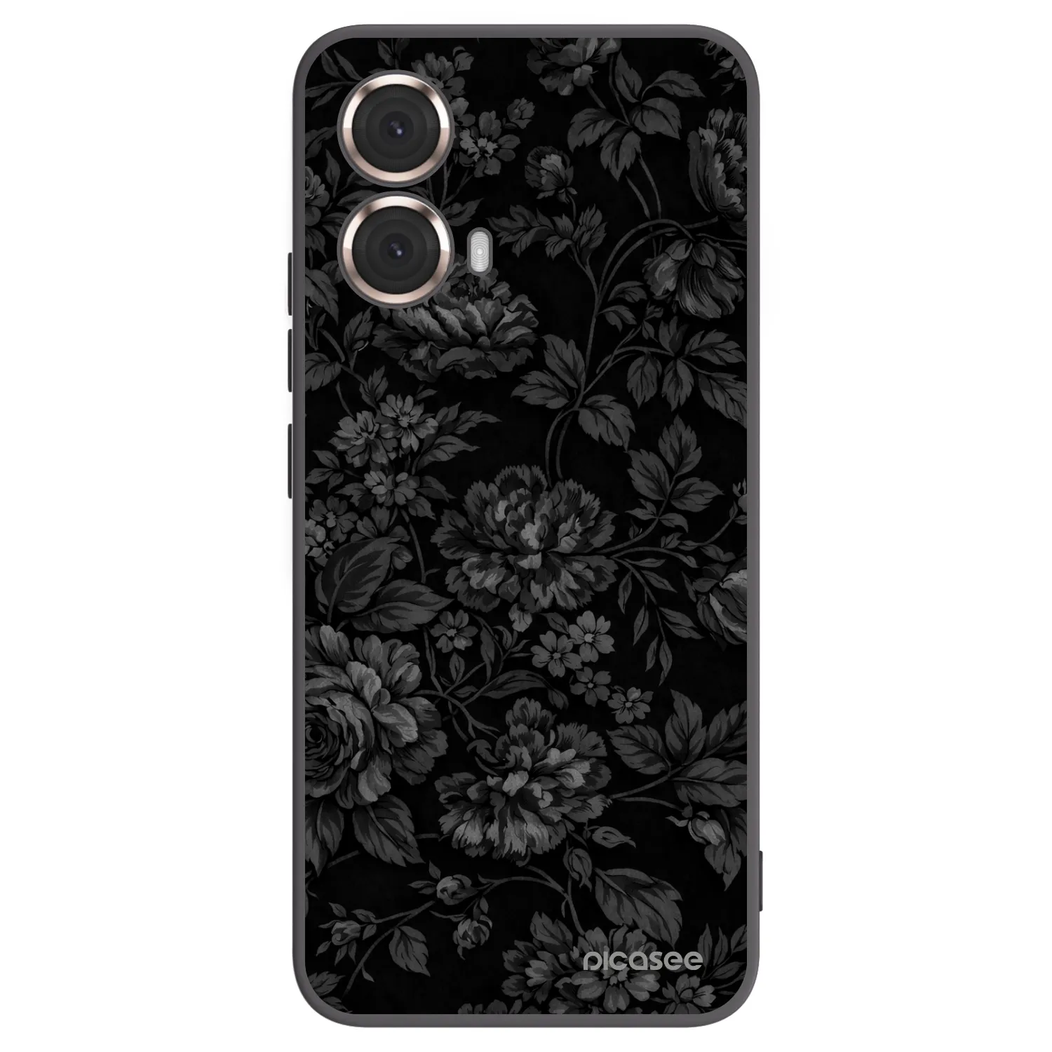 Picasee silikonski črni ovitek za Motorola Moto G85 - Dark Romance