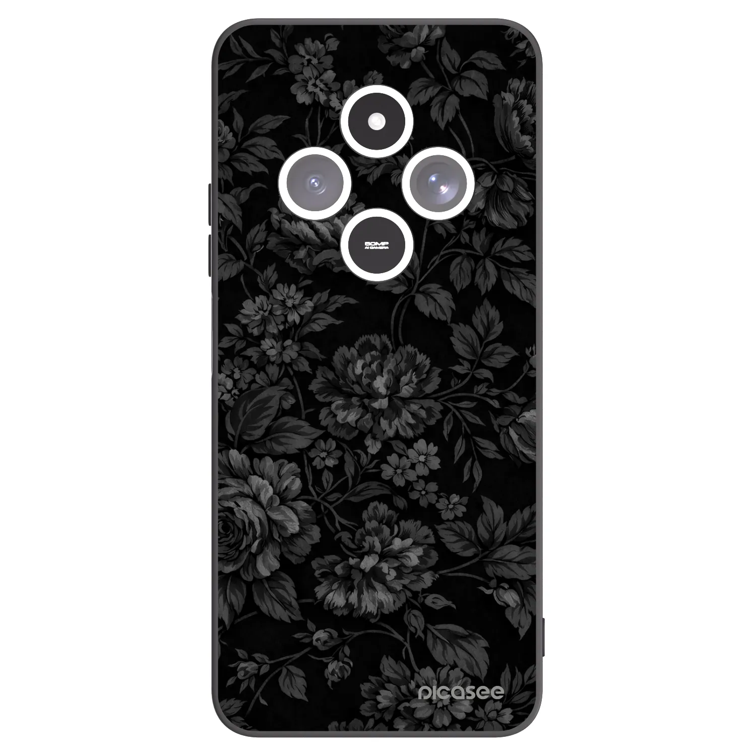Picasee silikonski črni ovitek za Xiaomi Redmi 14C - Dark Romance