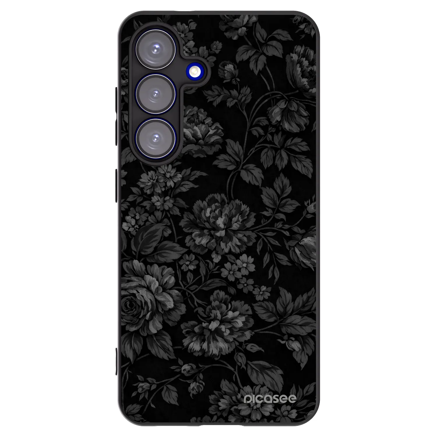 Picasee silikonski črni ovitek za Samsung Galaxy S25 5G - Dark Romance