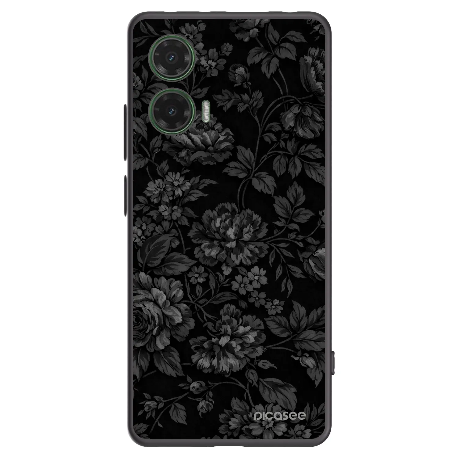 Picasee silikonski črni ovitek za Motorola Moto G35 5G - Dark Romance