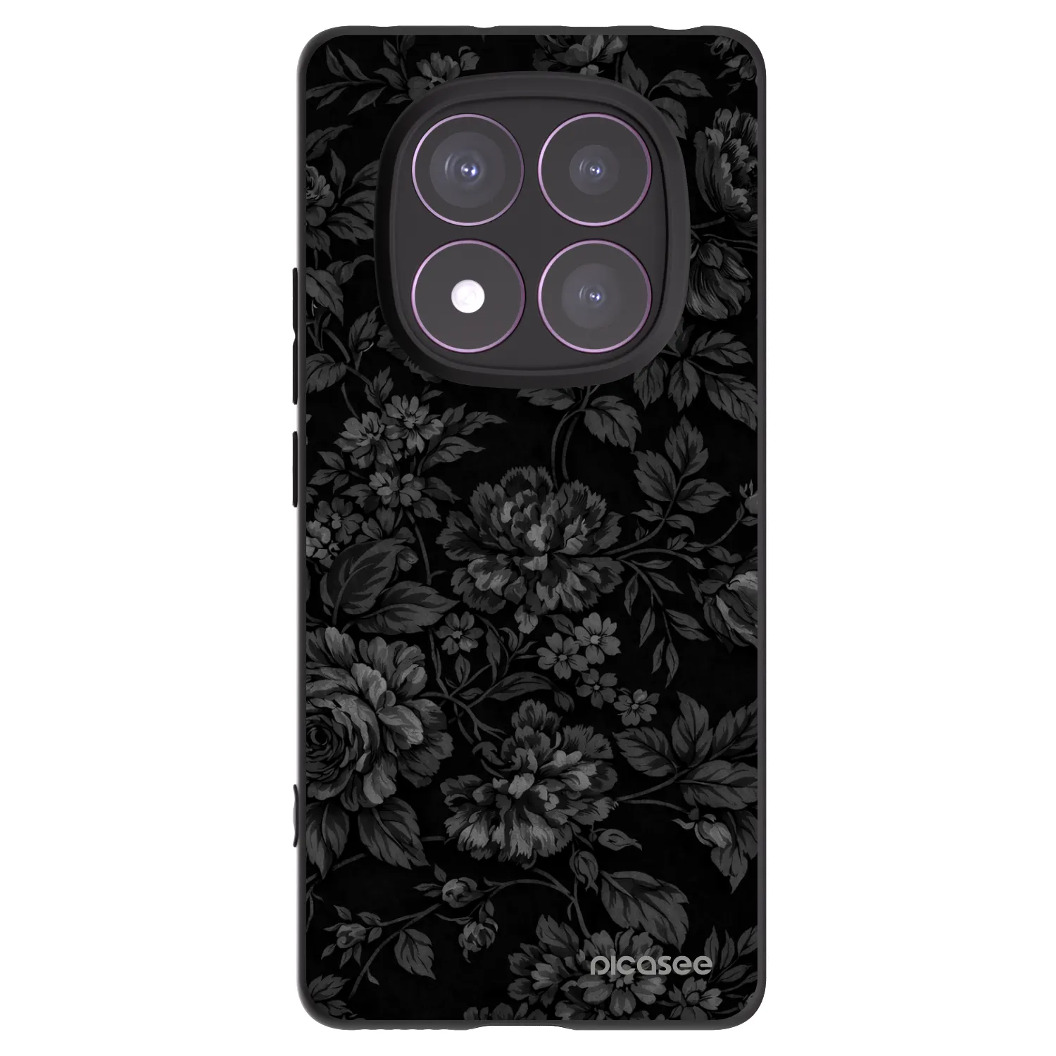 Picasee silikonski črni ovitek za Xiaomi Redmi Note 14 Pro 4G - Dark Romance