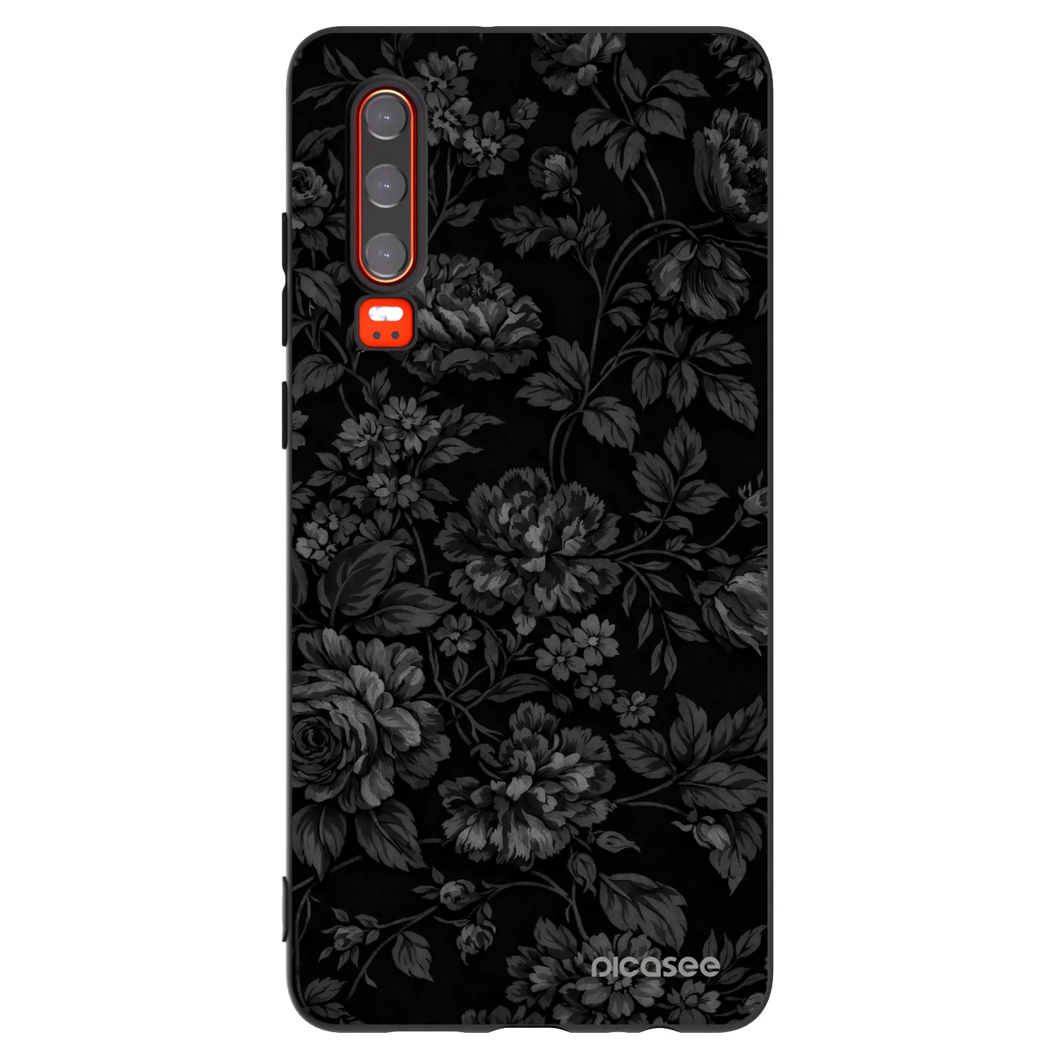 Picasee silikonski črni ovitek za Huawei P30 - Dark Romance