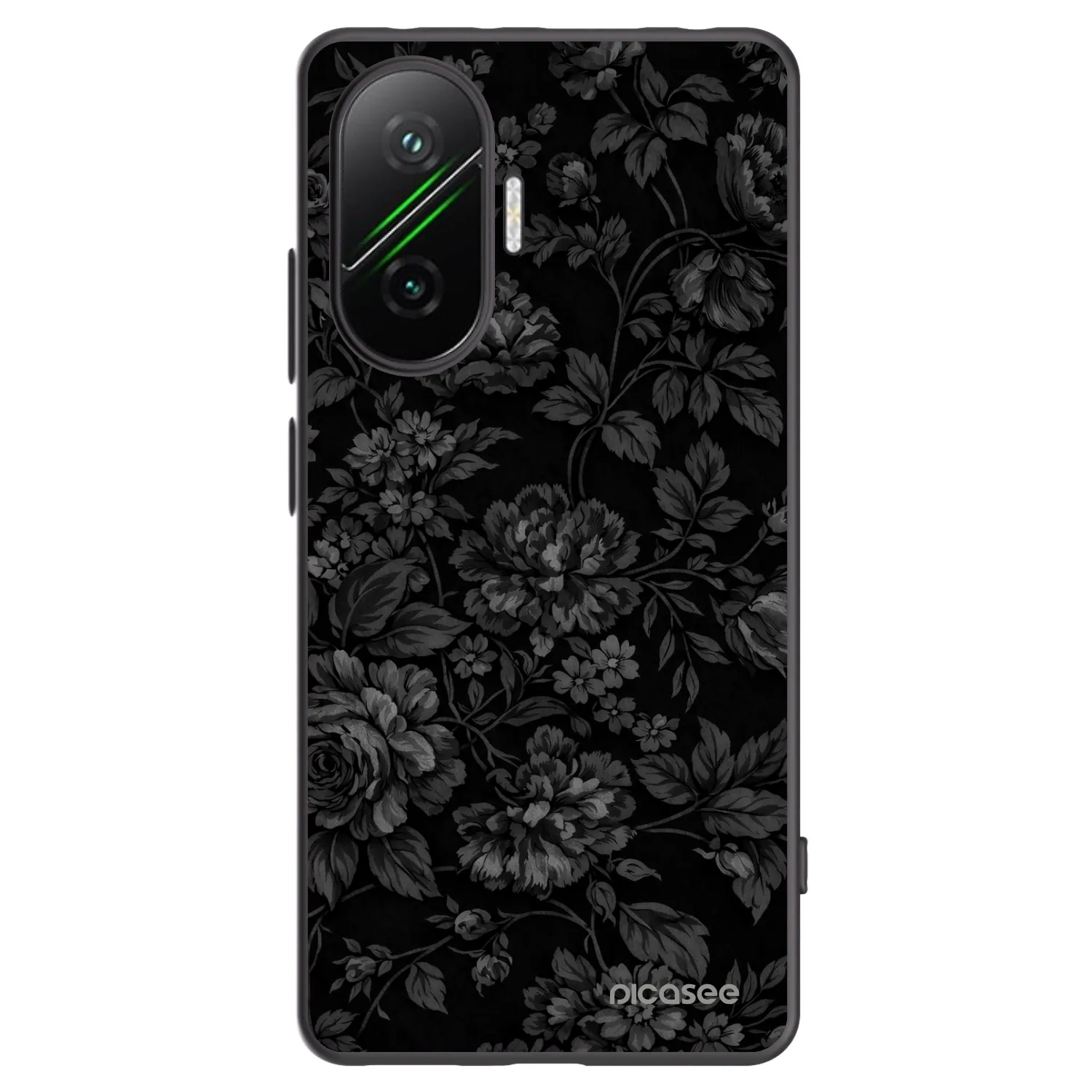 Picasee silikonski črni ovitek za Xiaomi Poco F7 5G - Dark Romance
